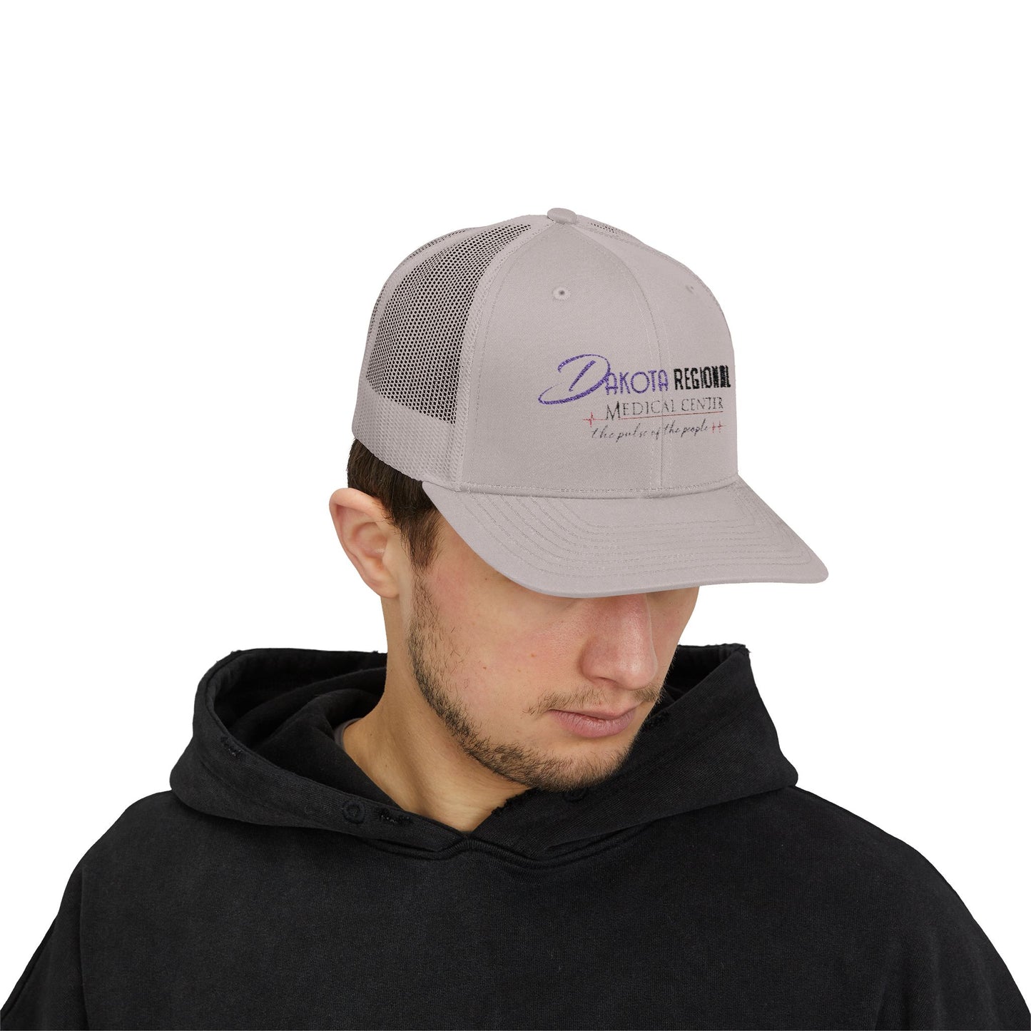 Dakota Regional Medical Center Snapback Trucker Cap, Custom Hat, Casual Everyday Wear, Gift for Him, Summer Accessory