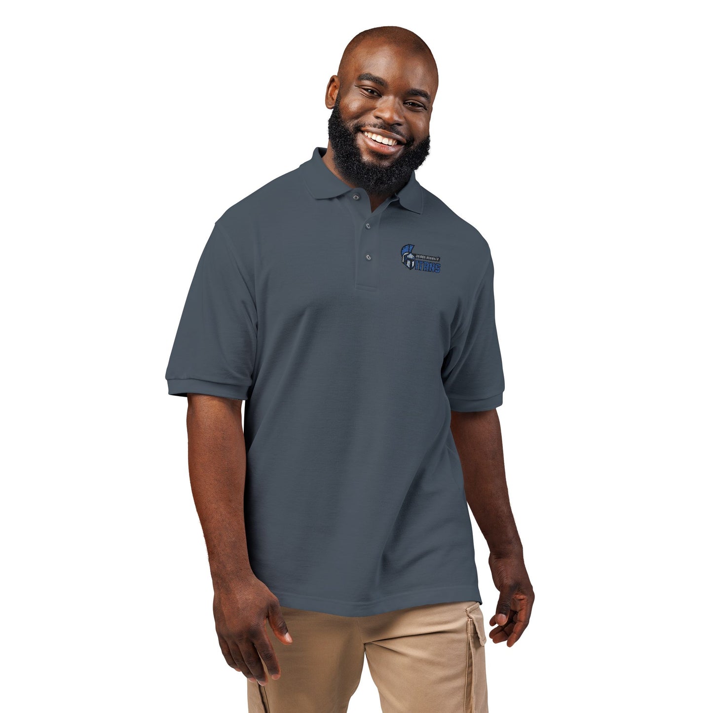 Stylish Embroidered Unisex Polo Shirt, Casual Wear, Gift for Him/Her, Summer Apparel, Sports Event Shirt, Team Uniform, Fashionable Polo