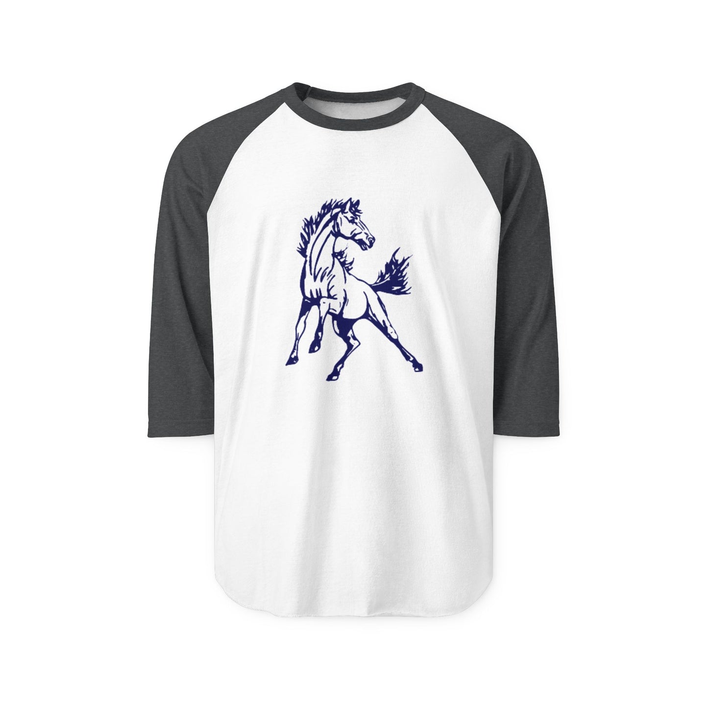 Horse Lover's Unisex Three-Quarter Sleeve Raglan Shirt | Equine Fashion, Animal Lover Gift, Casual Wear, Equestrian Style, Birthday Present