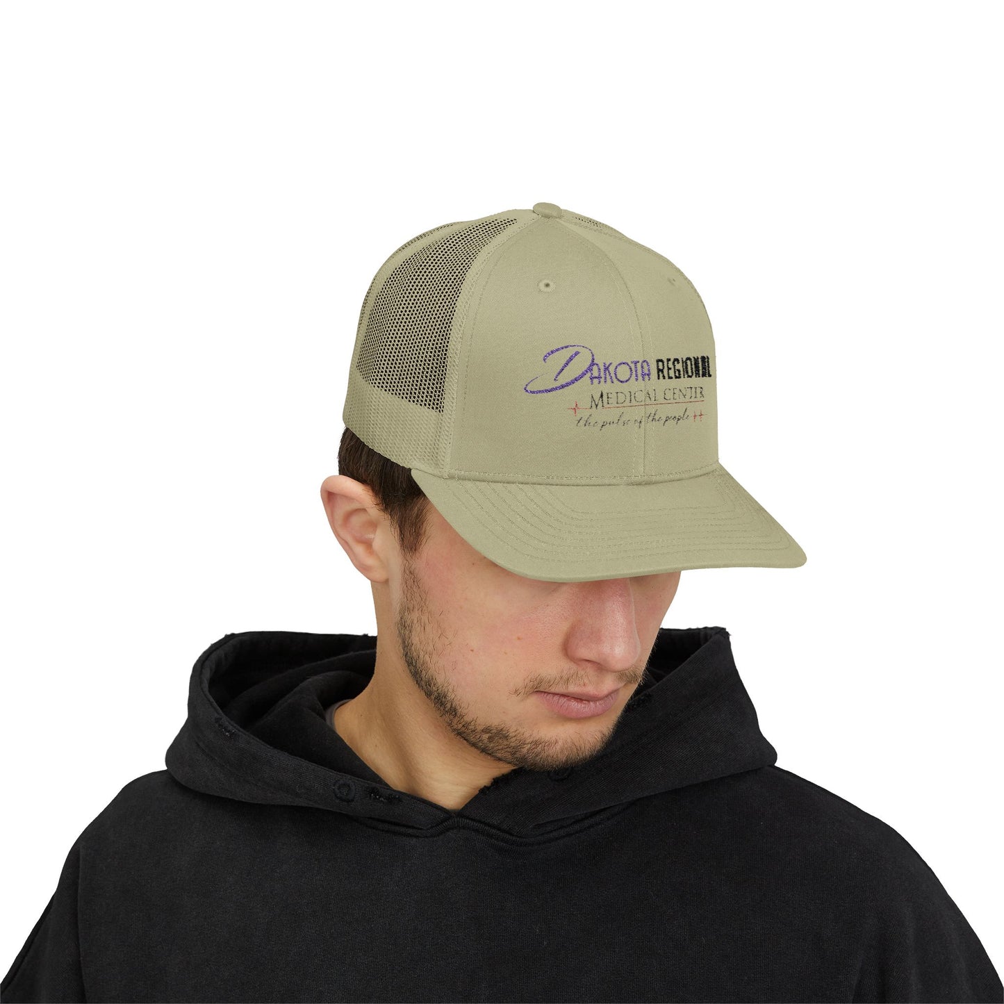 Dakota Regional Medical Center Snapback Trucker Cap, Custom Hat, Casual Everyday Wear, Gift for Him, Summer Accessory