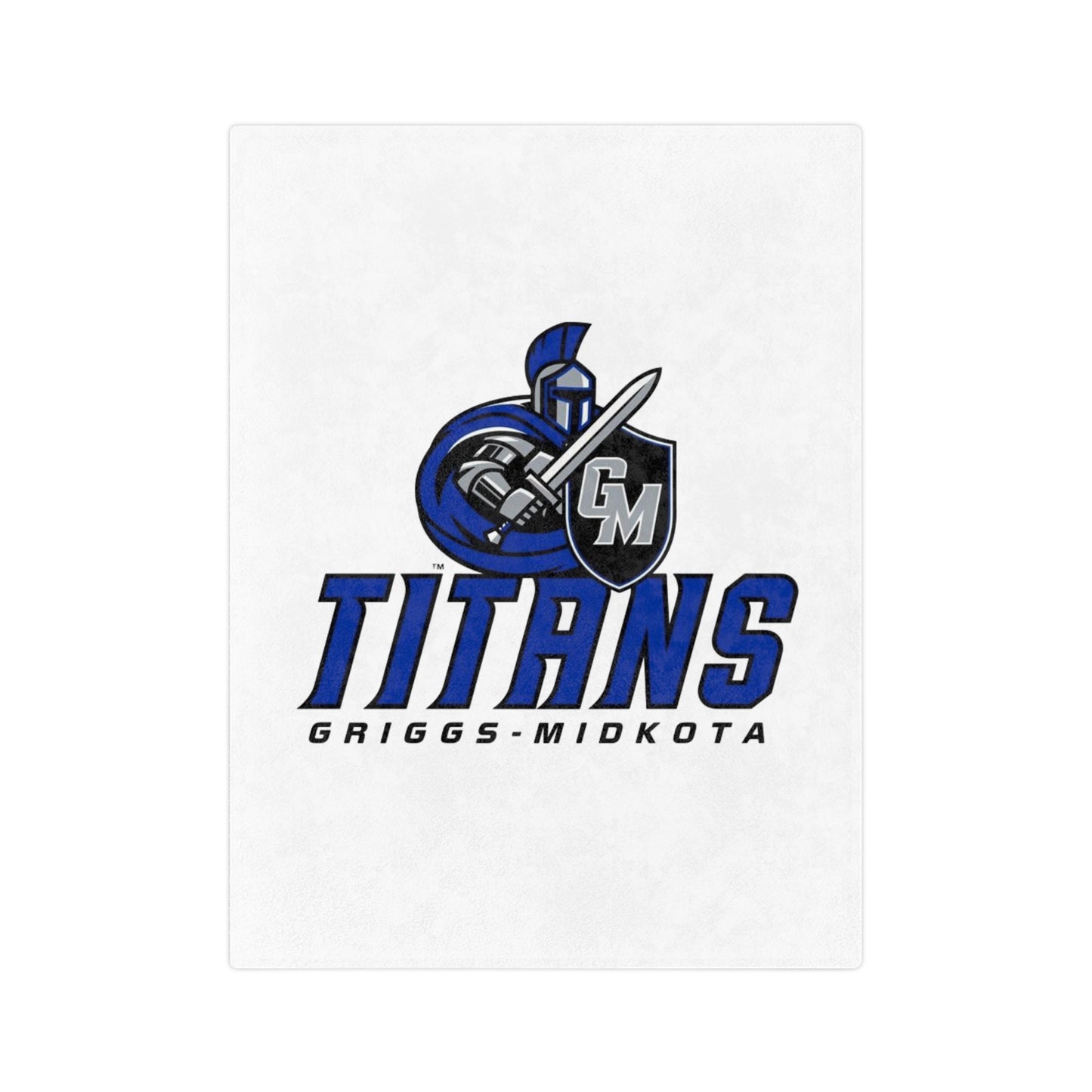 Custom Titan Velveteen Microfiber Blanket, Cozy Throw for Home, Sports Fan Gift, Soft Blanket for Outdoor Events, Graduation Celebration