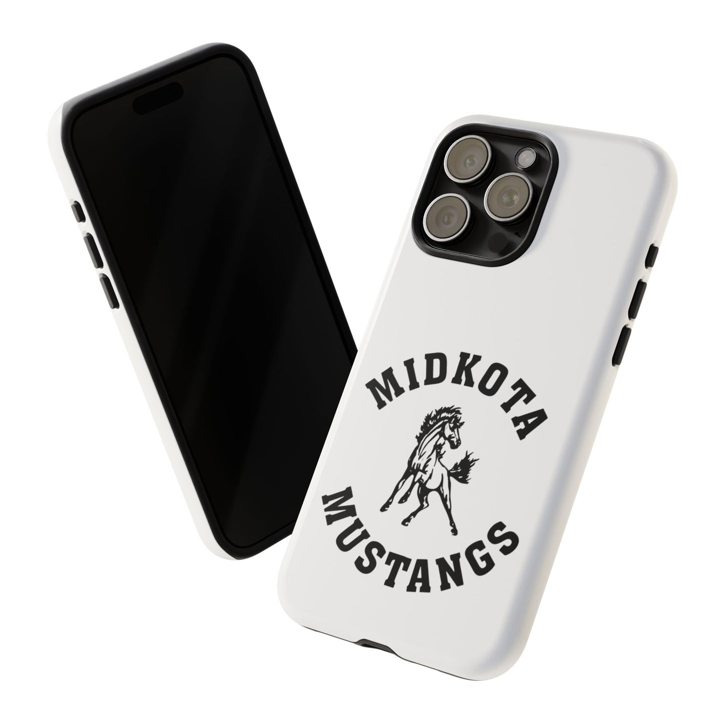 Midkota Mustangs Phone Case | Tough Cases, Customizable, Horse Lover Gift, School Spirit, Durable Protection for All Occasions