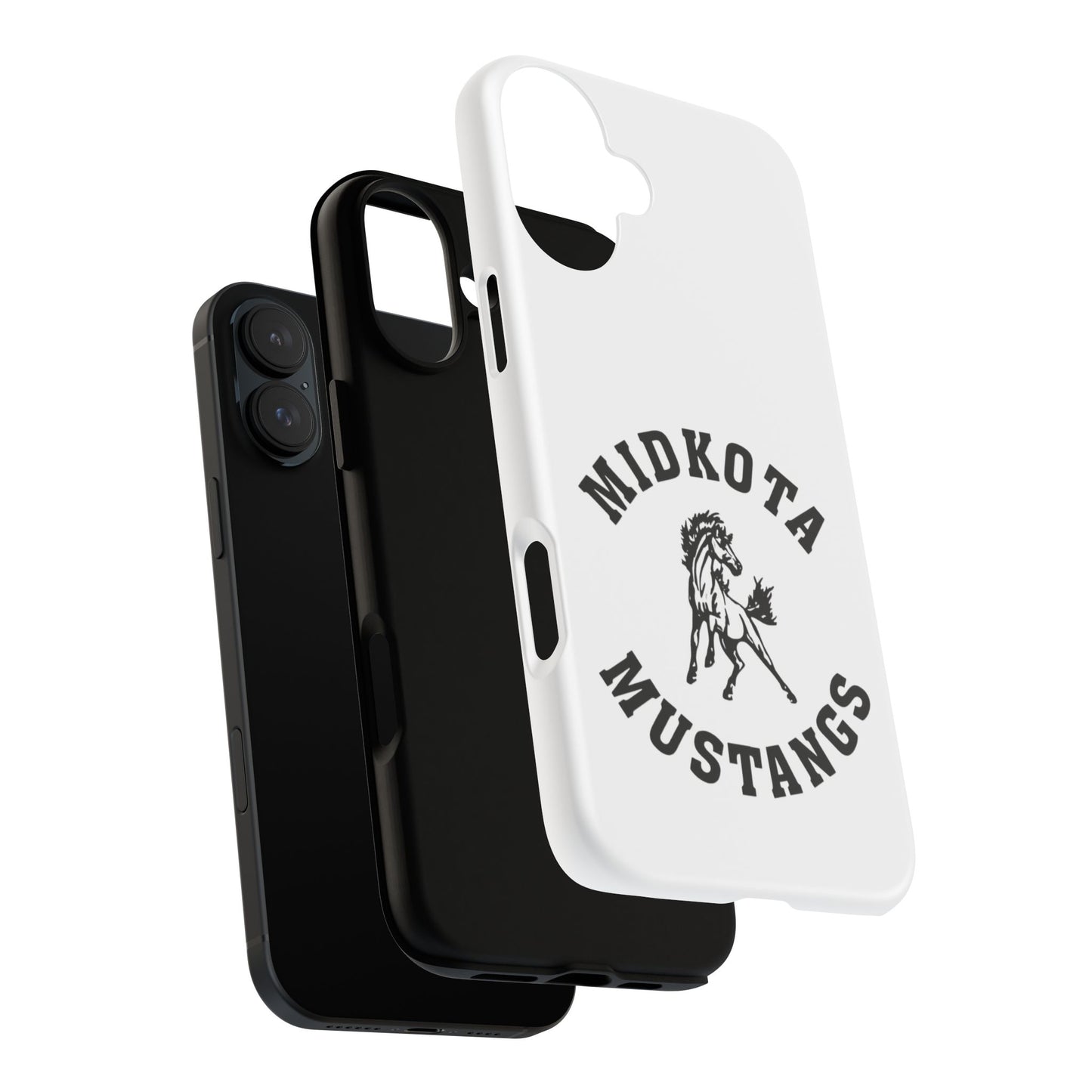 Midkota Mustangs Phone Case | Tough Cases, Customizable, Horse Lover Gift, School Spirit, Durable Protection for All Occasions