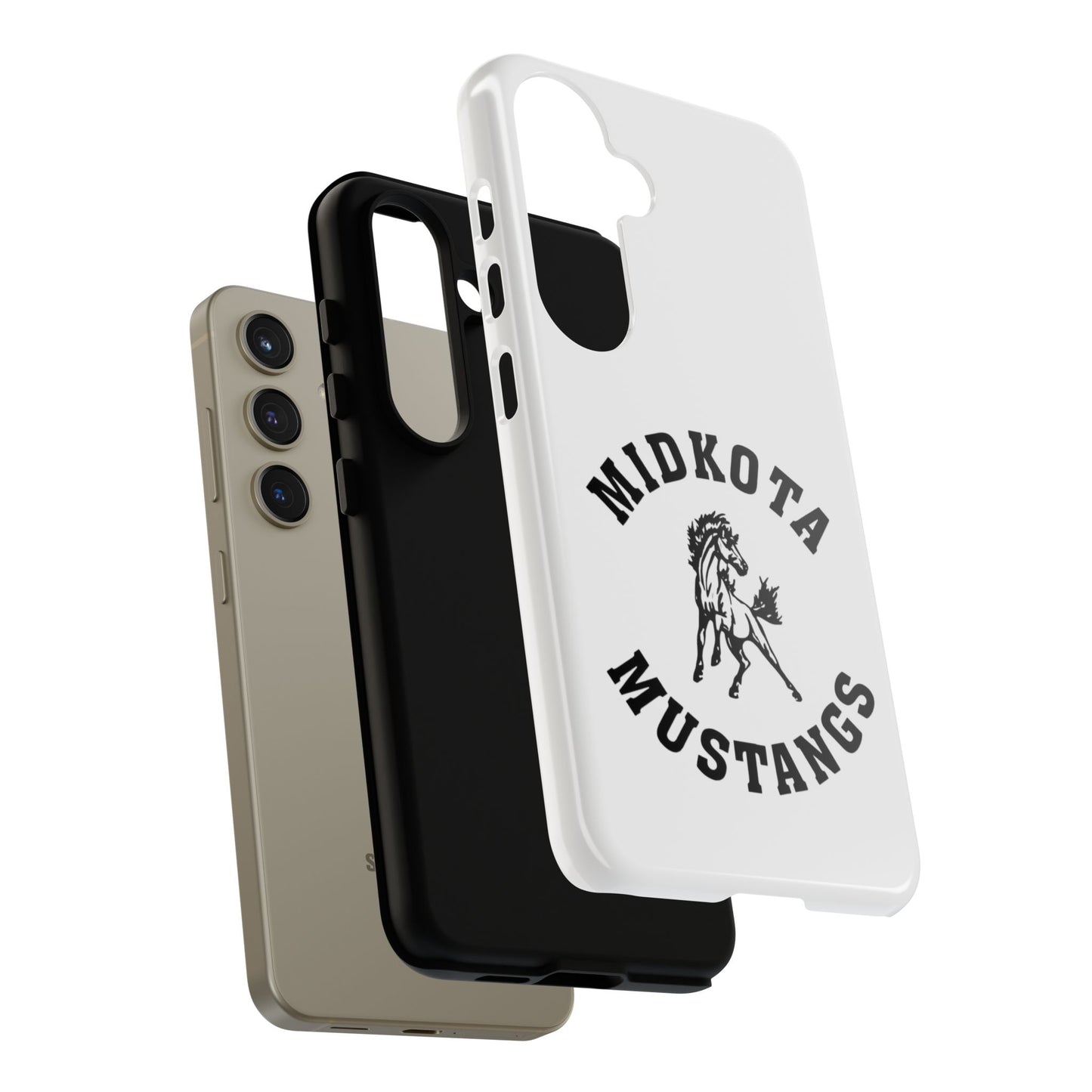 Midkota Mustangs Phone Case | Tough Cases, Customizable, Horse Lover Gift, School Spirit, Durable Protection for All Occasions
