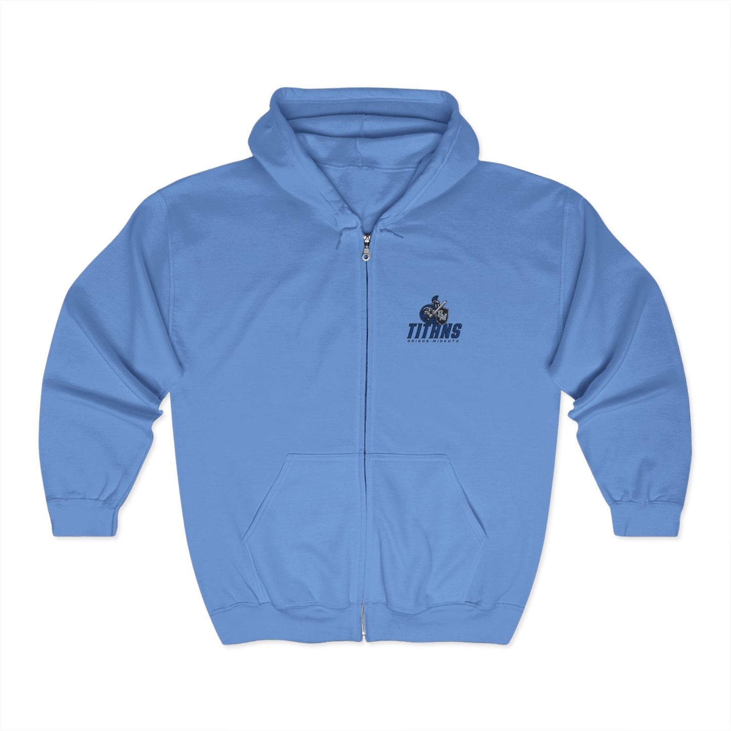 Unisex Heavy Blend™ Full Zip Hooded Sweatshirt - Cozy Titans Hoodie for Sports, Casual Wear, Team Spirit, Gifts, Fall Fashion