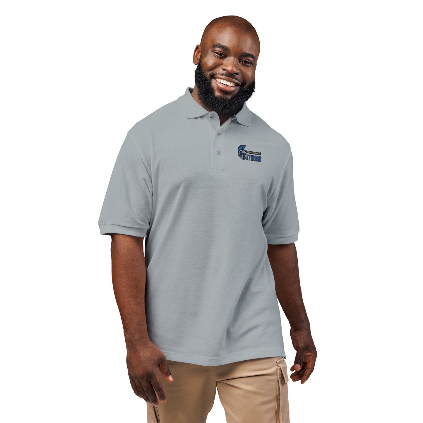 Stylish Embroidered Unisex Polo Shirt, Casual Wear, Gift for Him/Her, Summer Apparel, Sports Event Shirt, Team Uniform, Fashionable Polo
