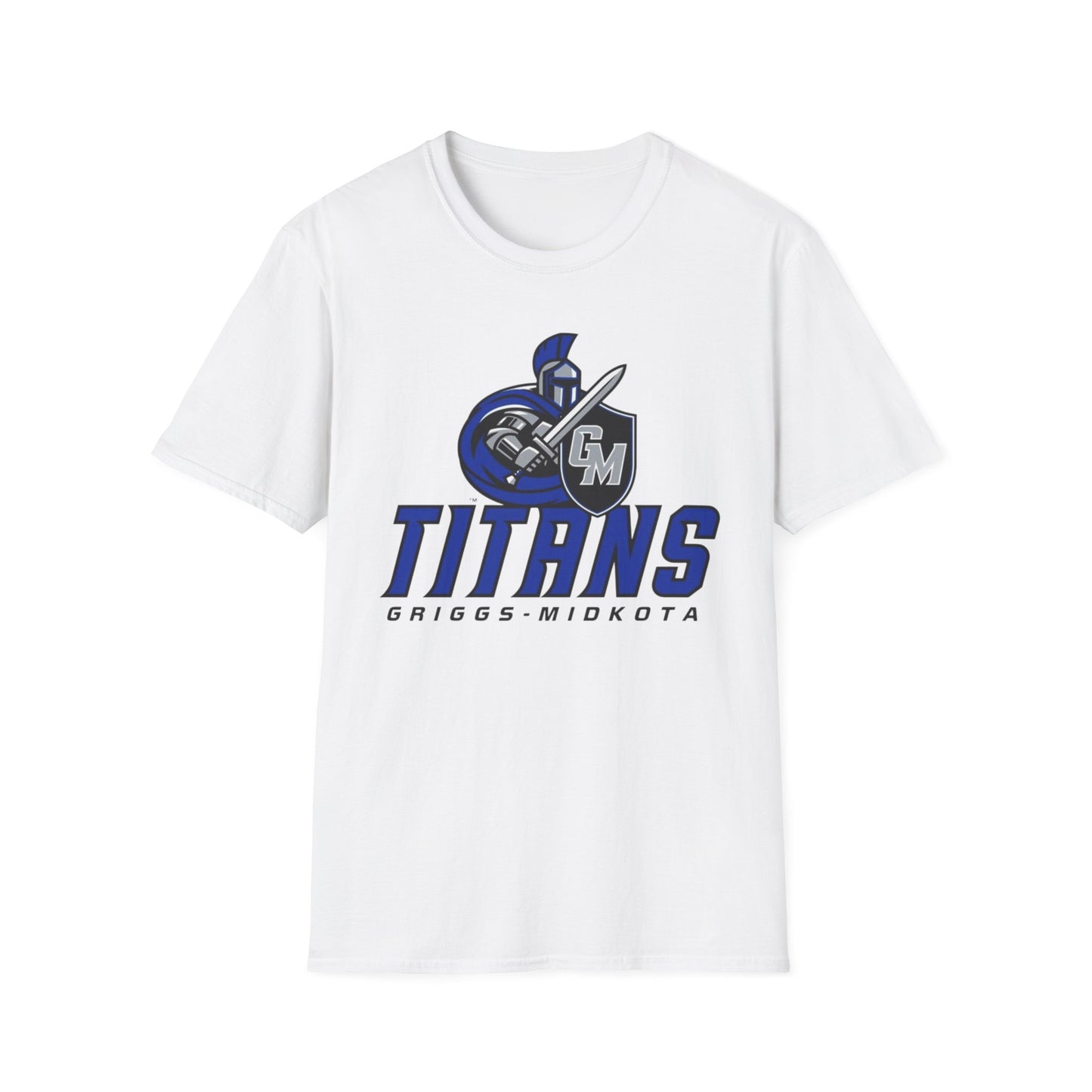 Griggs-Midkota Titans Unisex Softstyle T-Shirt, Casual Wear, Sports Fan Gear, Team Spirit Apparel, Perfect Gift for Events, School Spirit