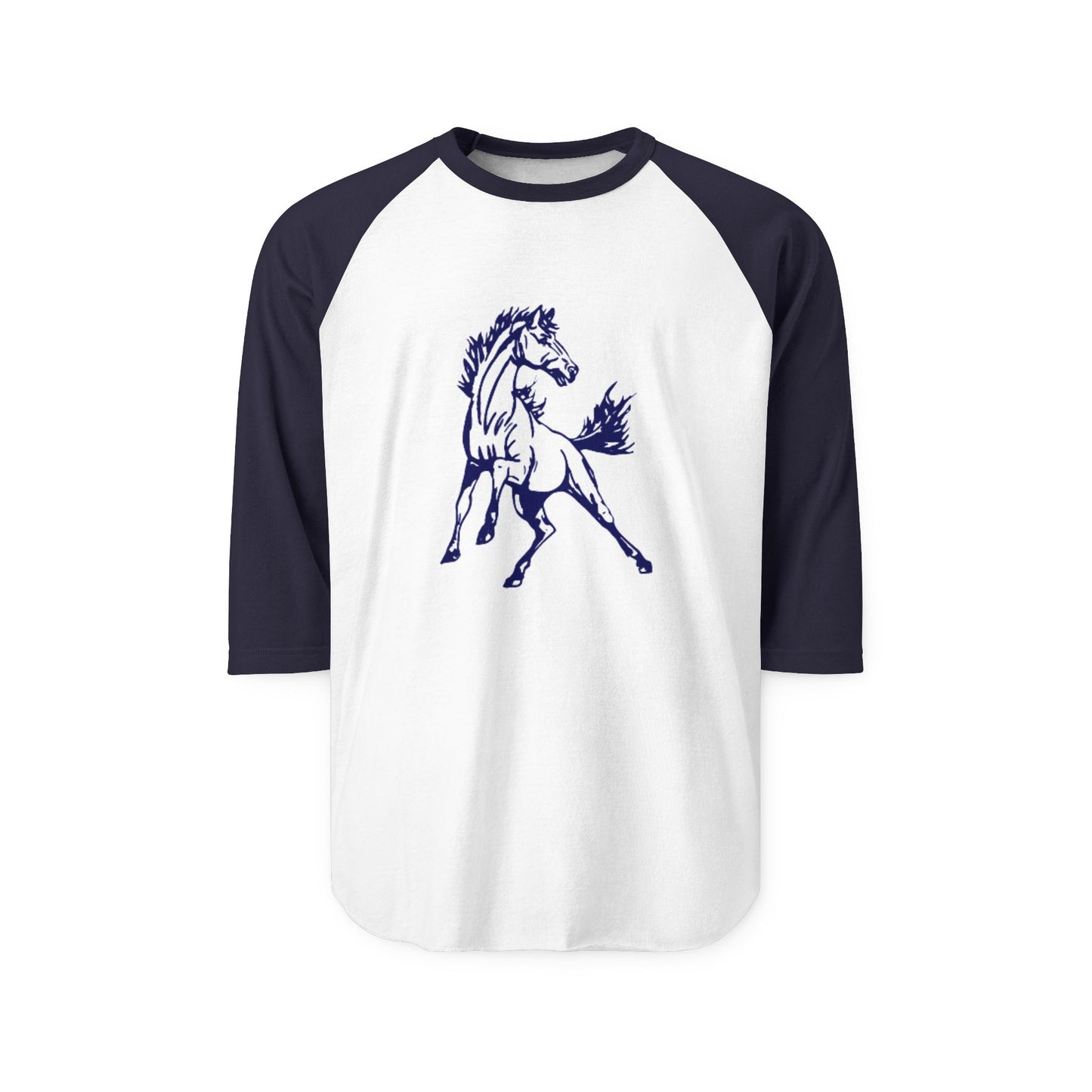 Horse Lover's Unisex Three-Quarter Sleeve Raglan Shirt | Equine Fashion, Animal Lover Gift, Casual Wear, Equestrian Style, Birthday Present