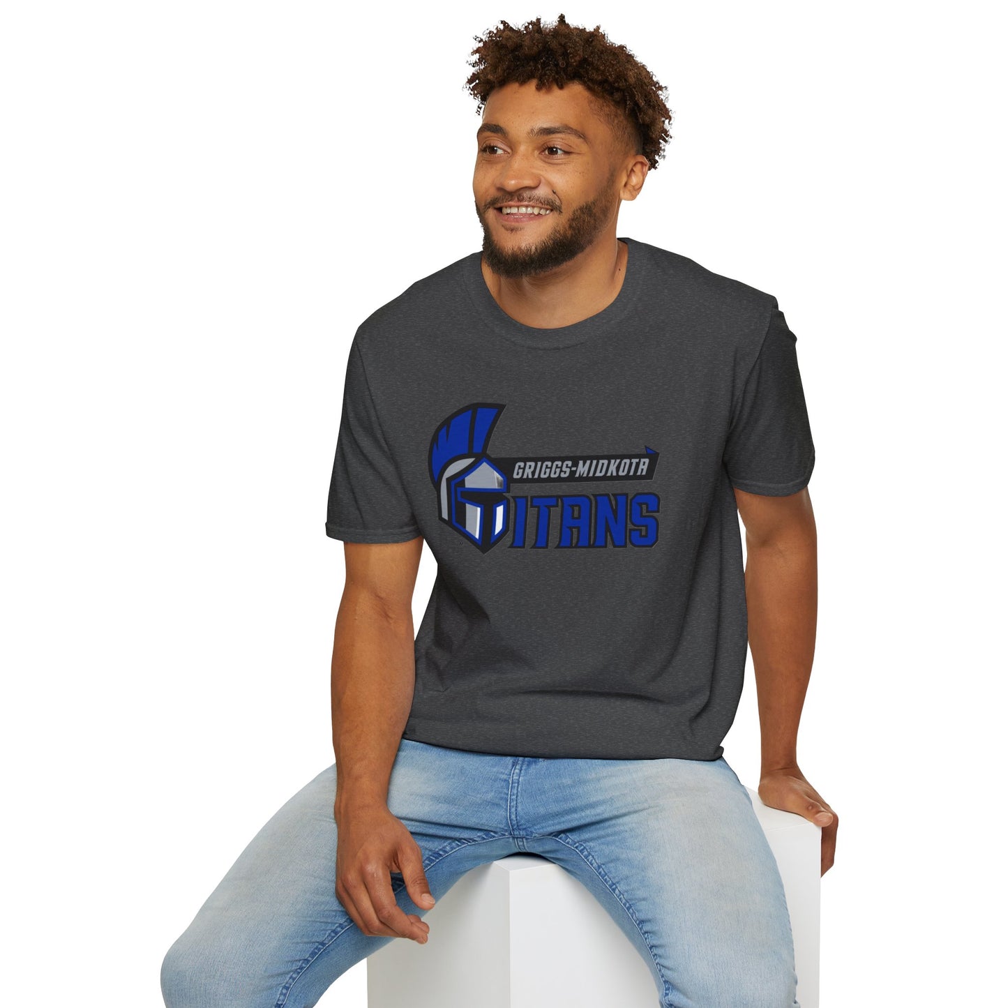 Titan Spirit Unisex Tee - Softstyle T-Shirt for Fans, Comfortable Casual Wear, Team Spirit Apparel, Game Day Shirt, Gift for Sports Lovers