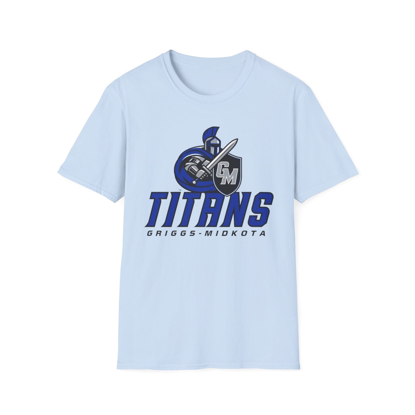 Griggs-Midkota Titans Unisex Softstyle T-Shirt, Casual Wear, Sports Fan Gear, Team Spirit Apparel, Perfect Gift for Events, School Spirit