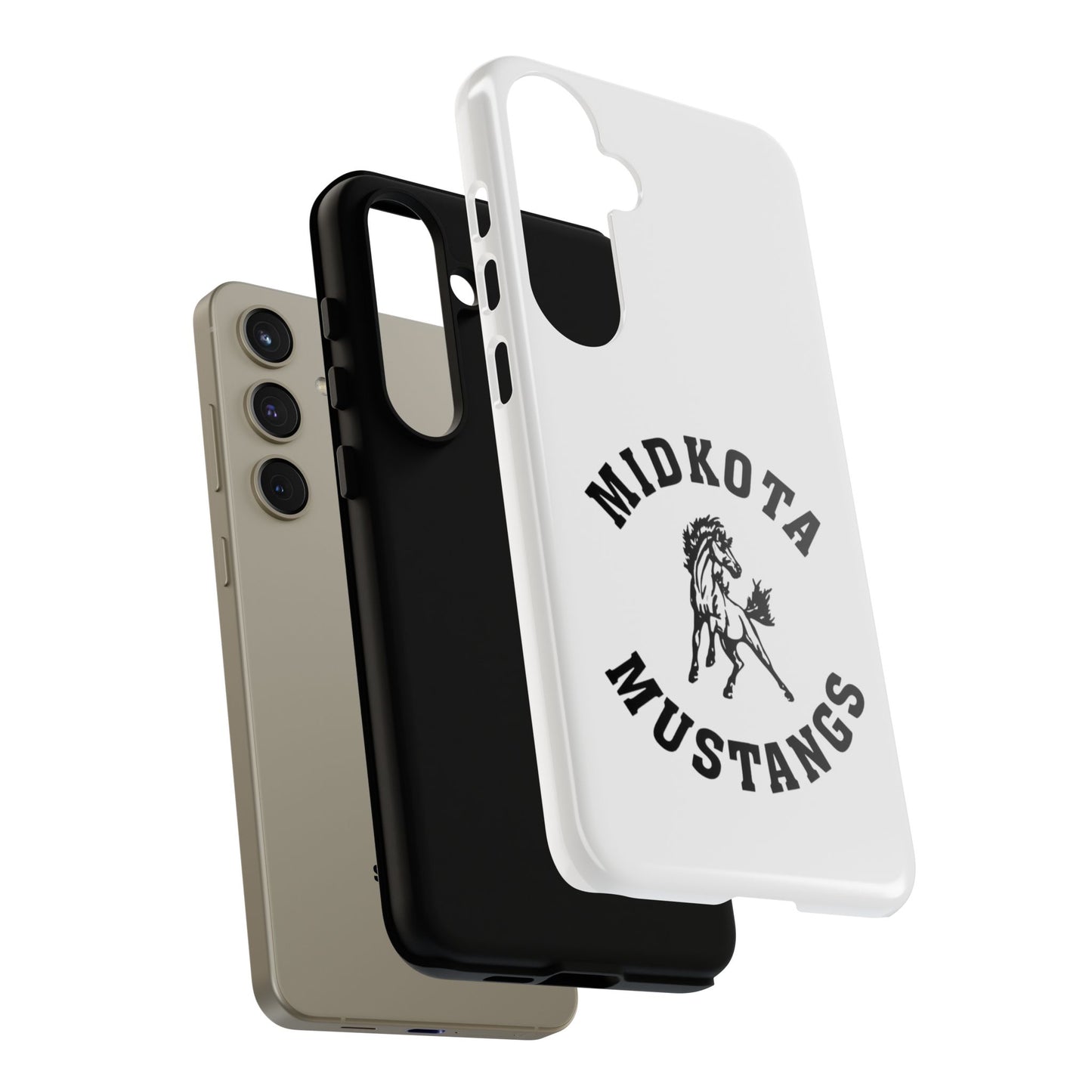 Midkota Mustangs Phone Case | Tough Cases, Customizable, Horse Lover Gift, School Spirit, Durable Protection for All Occasions