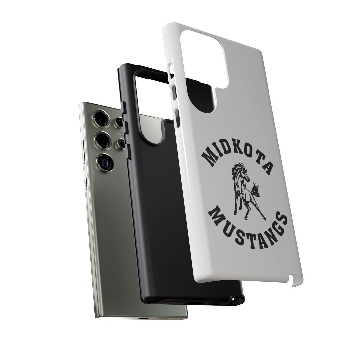 Midkota Mustangs Phone Case | Tough Cases, Customizable, Horse Lover Gift, School Spirit, Durable Protection for All Occasions