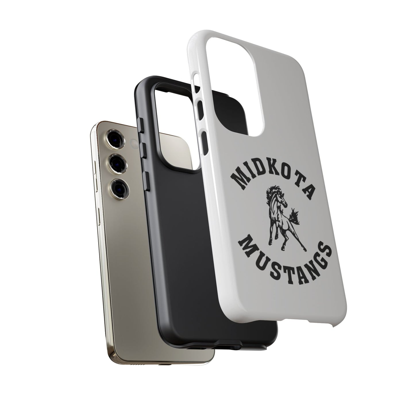 Midkota Mustangs Phone Case | Tough Cases, Customizable, Horse Lover Gift, School Spirit, Durable Protection for All Occasions