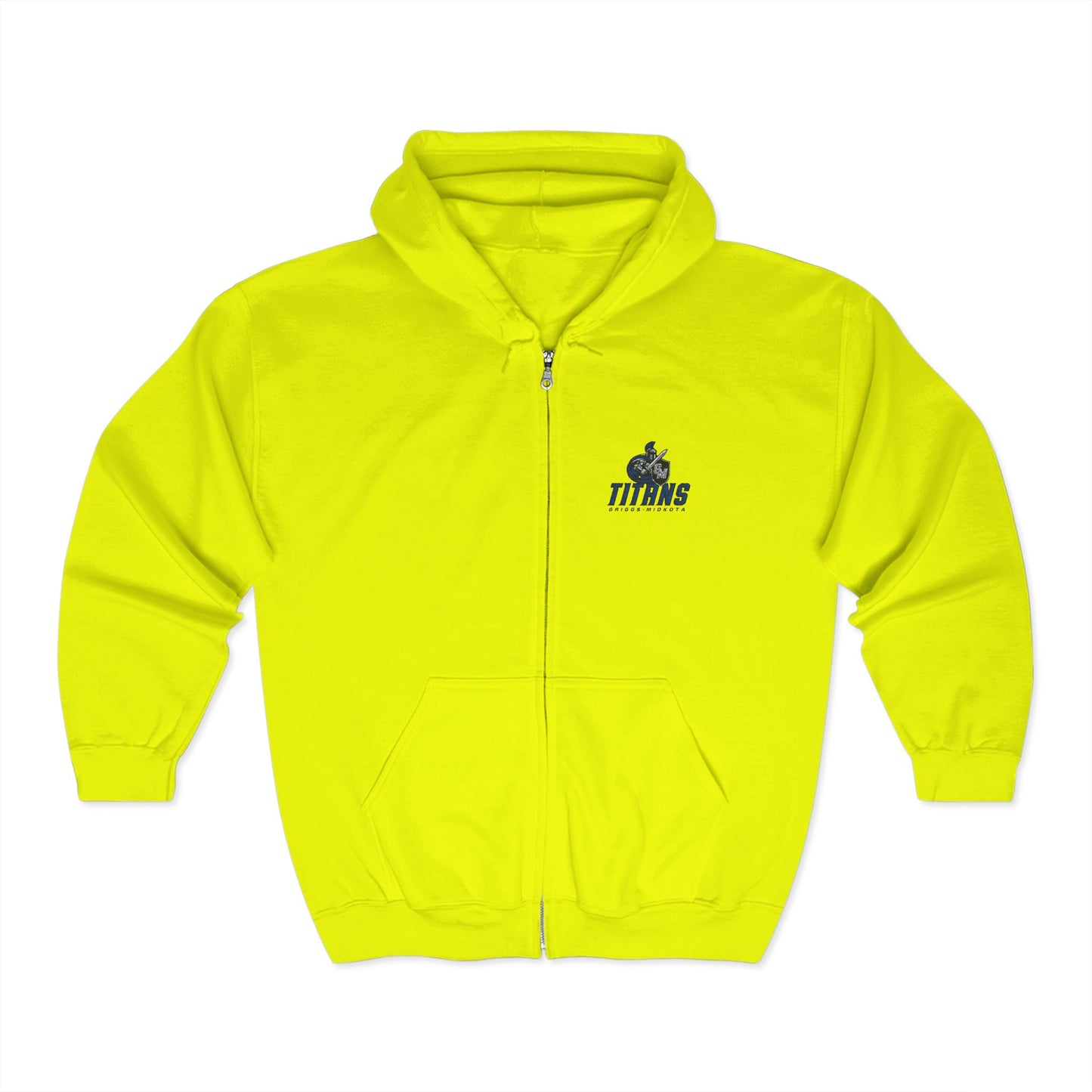 Unisex Heavy Blend™ Full Zip Hooded Sweatshirt - Cozy Titans Hoodie for Sports, Casual Wear, Team Spirit, Gifts, Fall Fashion