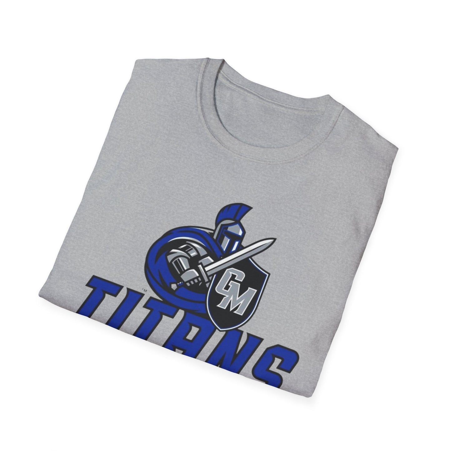 Griggs-Midkota Titans Unisex Softstyle T-Shirt, Casual Wear, Sports Fan Gear, Team Spirit Apparel, Perfect Gift for Events, School Spirit