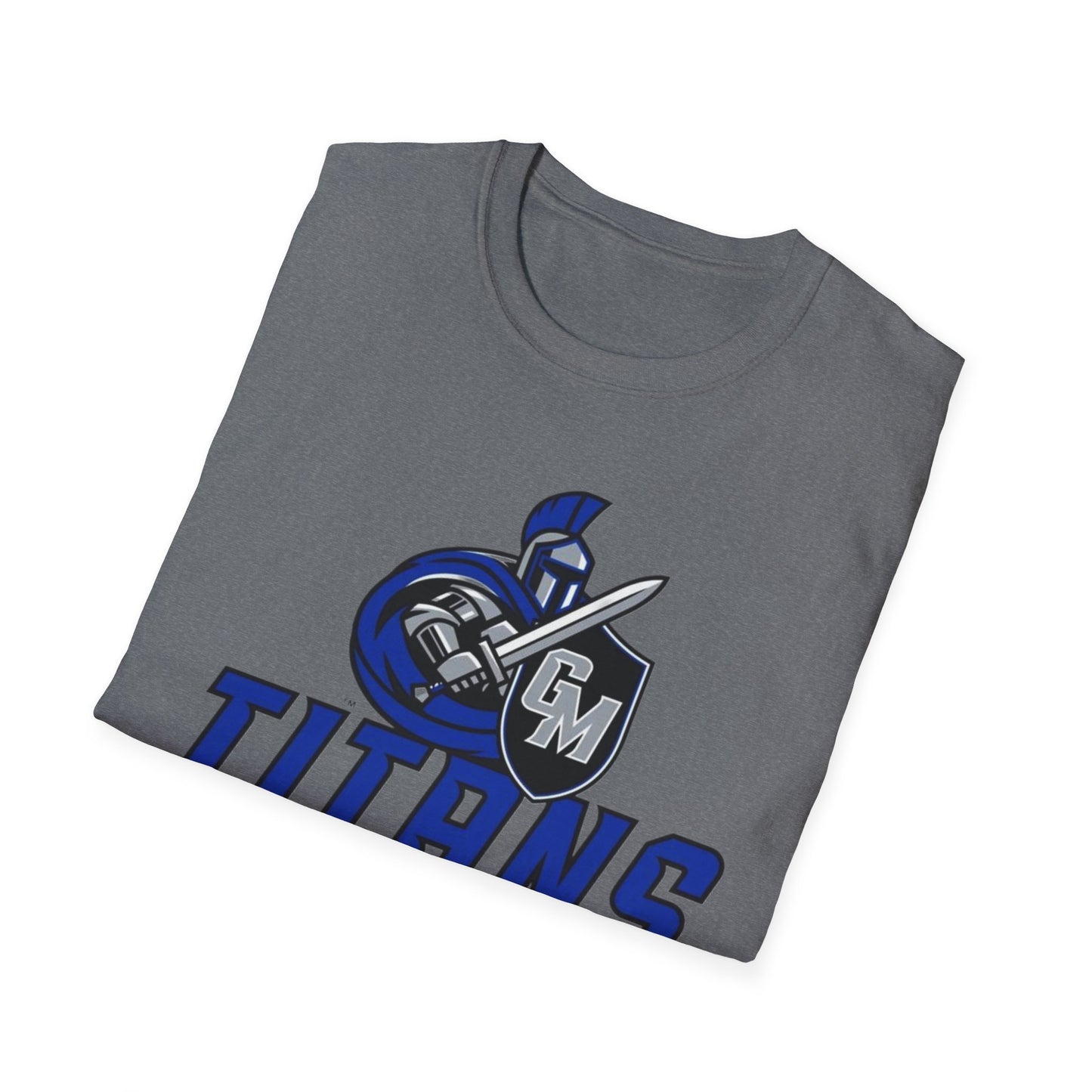 Griggs-Midkota Titans Unisex Softstyle T-Shirt, Casual Wear, Sports Fan Gear, Team Spirit Apparel, Perfect Gift for Events, School Spirit