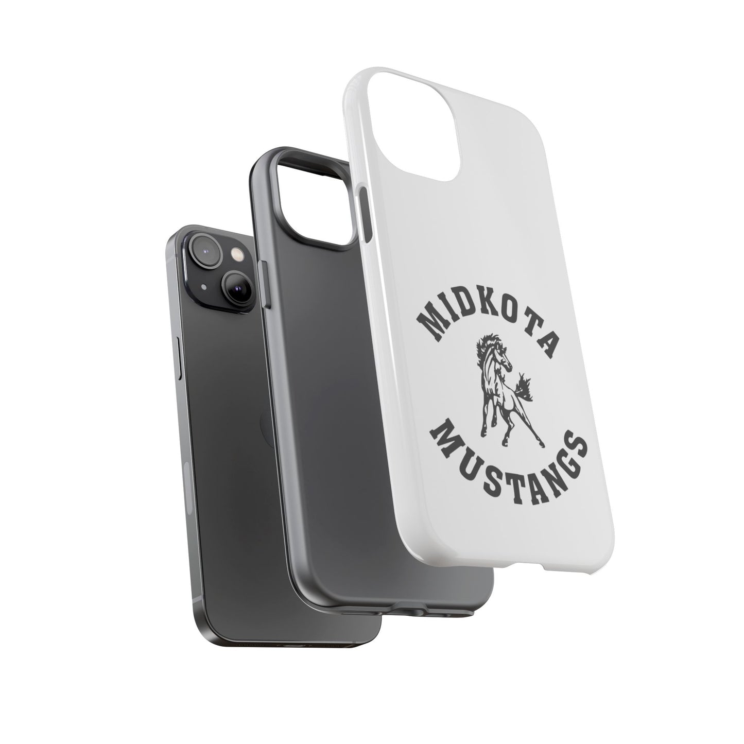 Midkota Mustangs Phone Case | Tough Cases, Customizable, Horse Lover Gift, School Spirit, Durable Protection for All Occasions