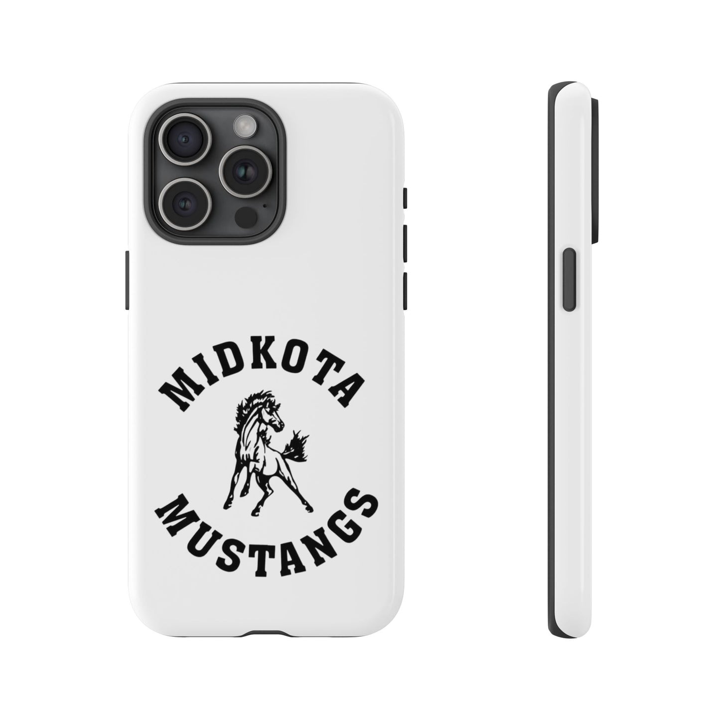 Midkota Mustangs Phone Case | Tough Cases, Customizable, Horse Lover Gift, School Spirit, Durable Protection for All Occasions