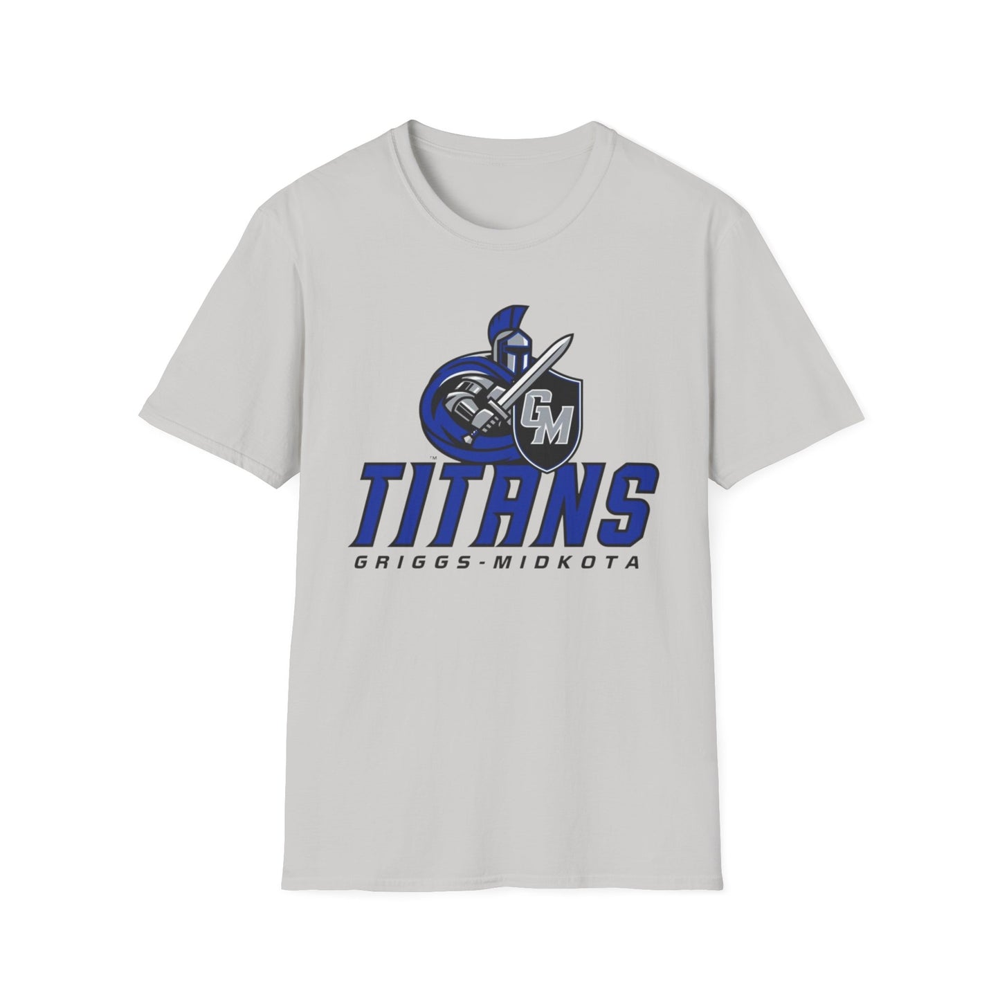 Griggs-Midkota Titans Unisex Softstyle T-Shirt, Casual Wear, Sports Fan Gear, Team Spirit Apparel, Perfect Gift for Events, School Spirit