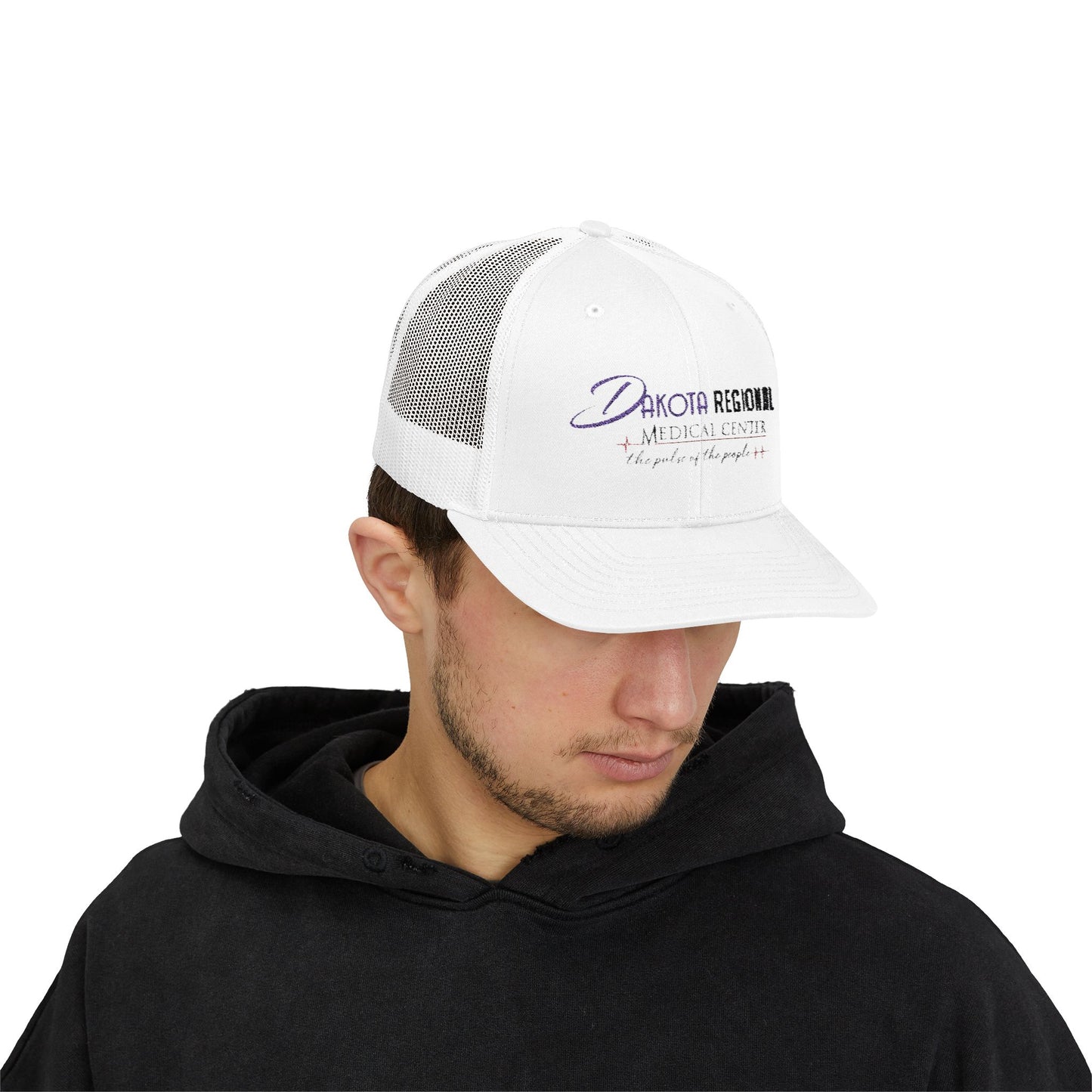 Dakota Regional Medical Center Snapback Trucker Cap, Custom Hat, Casual Everyday Wear, Gift for Him, Summer Accessory