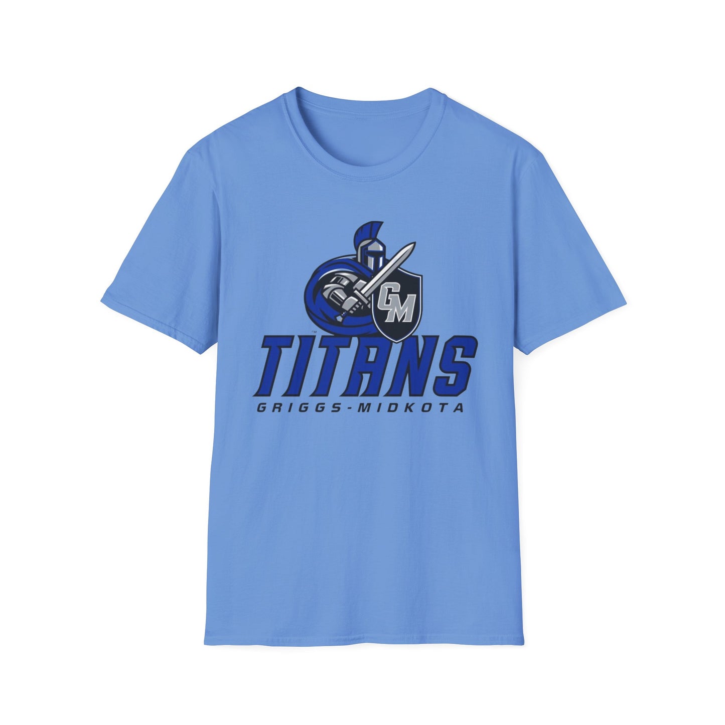 Griggs-Midkota Titans Unisex Softstyle T-Shirt, Casual Wear, Sports Fan Gear, Team Spirit Apparel, Perfect Gift for Events, School Spirit