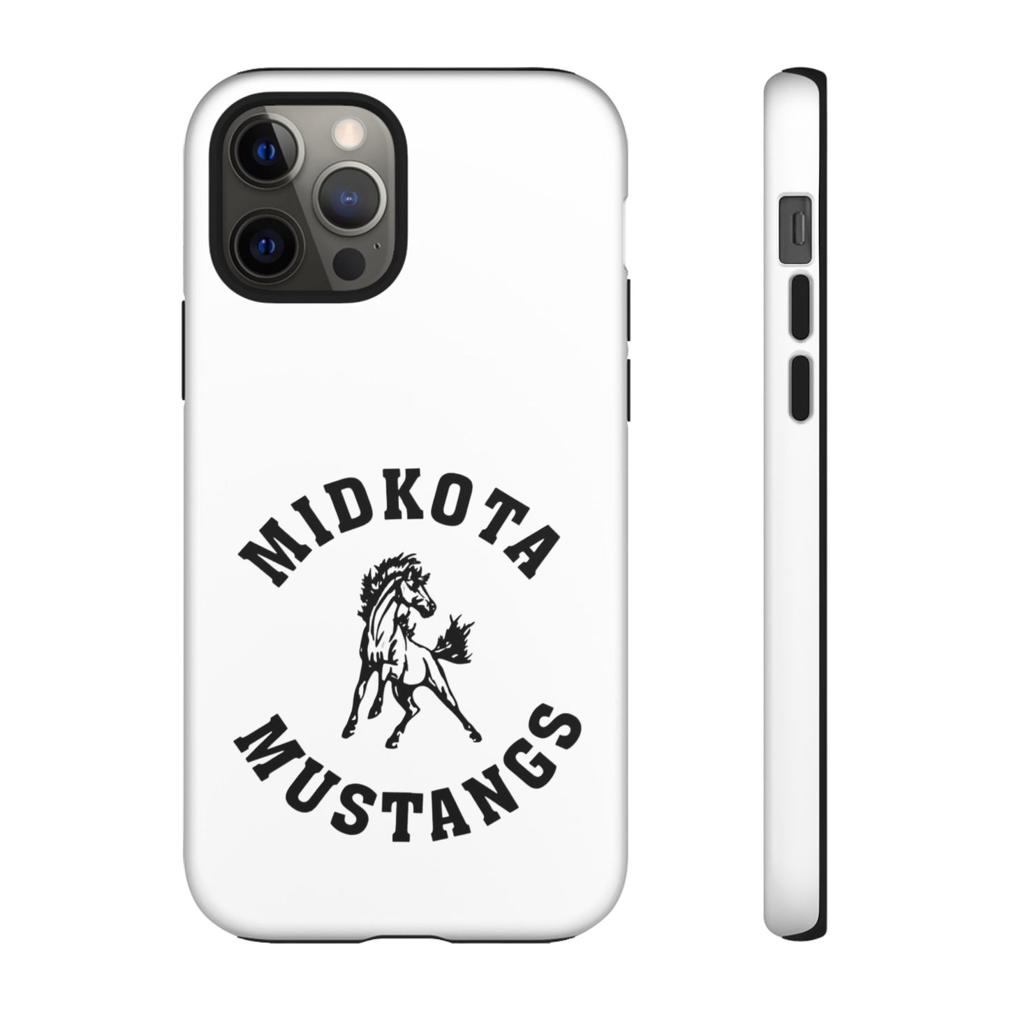 Midkota Mustangs Phone Case | Tough Cases, Customizable, Horse Lover Gift, School Spirit, Durable Protection for All Occasions