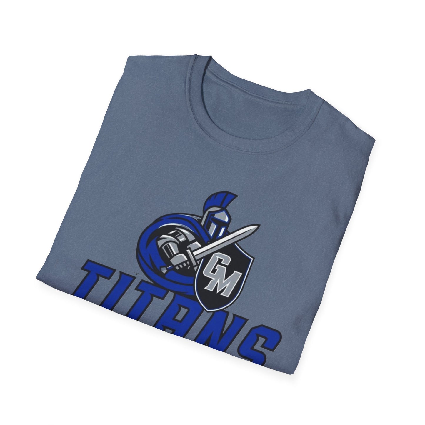 Griggs-Midkota Titans Unisex Softstyle T-Shirt, Casual Wear, Sports Fan Gear, Team Spirit Apparel, Perfect Gift for Events, School Spirit