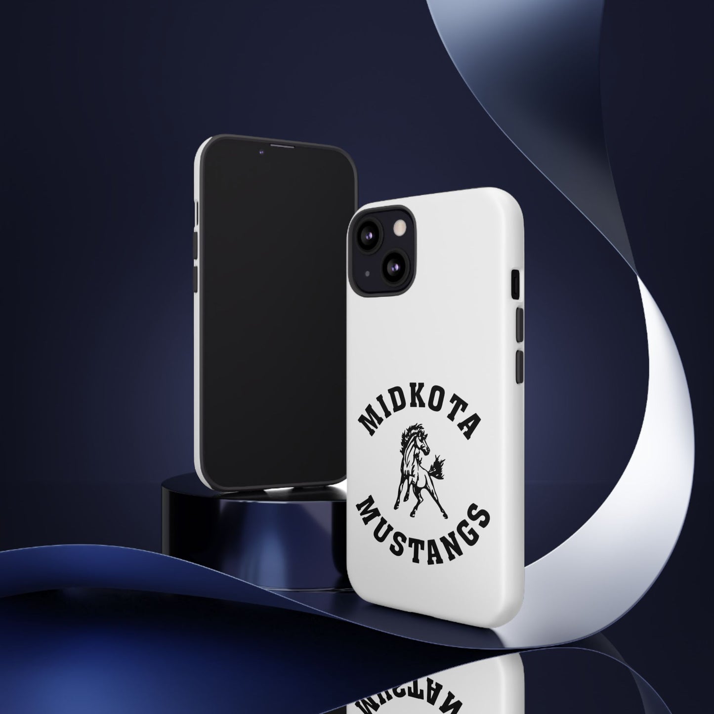Midkota Mustangs Phone Case | Tough Cases, Customizable, Horse Lover Gift, School Spirit, Durable Protection for All Occasions