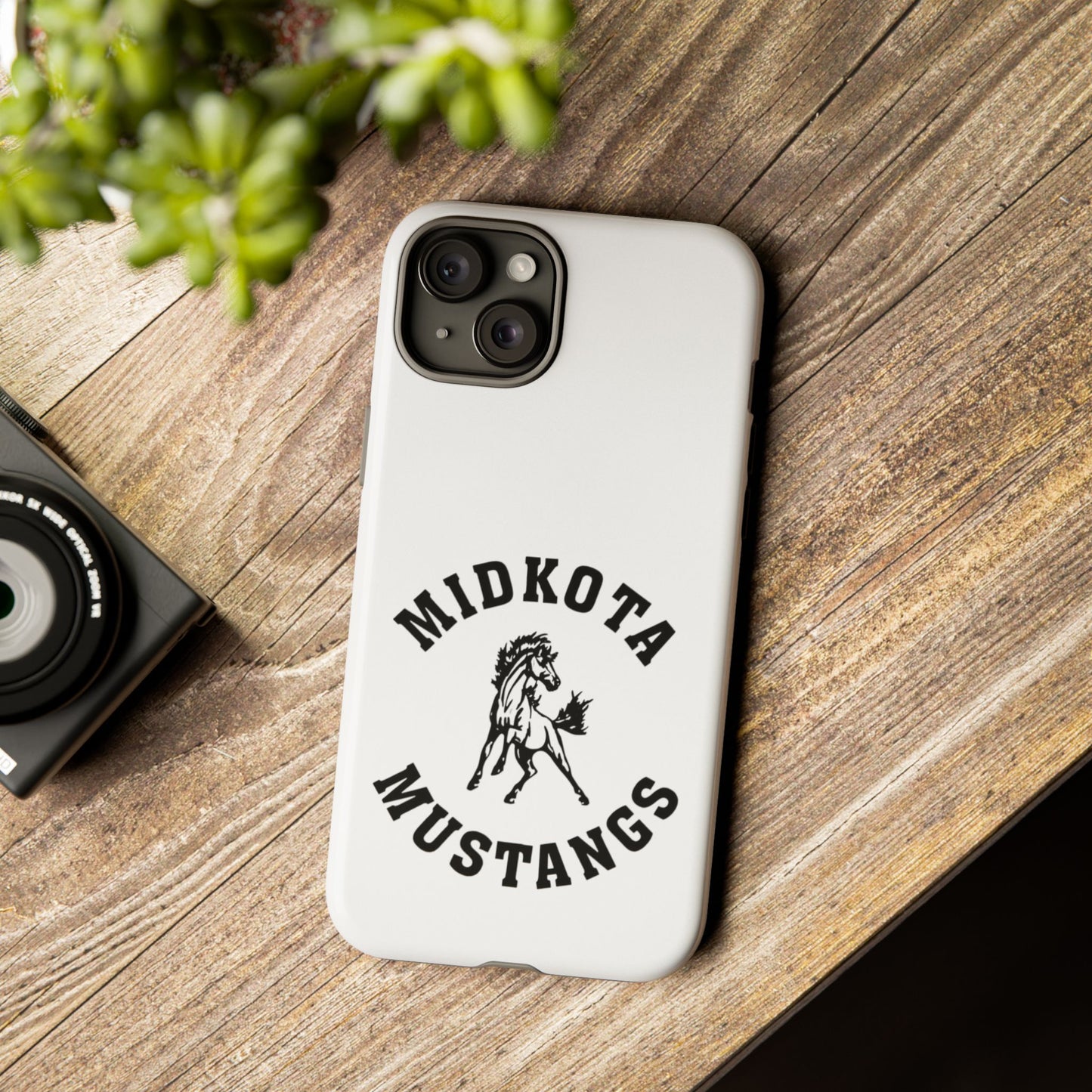 Midkota Mustangs Phone Case | Tough Cases, Customizable, Horse Lover Gift, School Spirit, Durable Protection for All Occasions