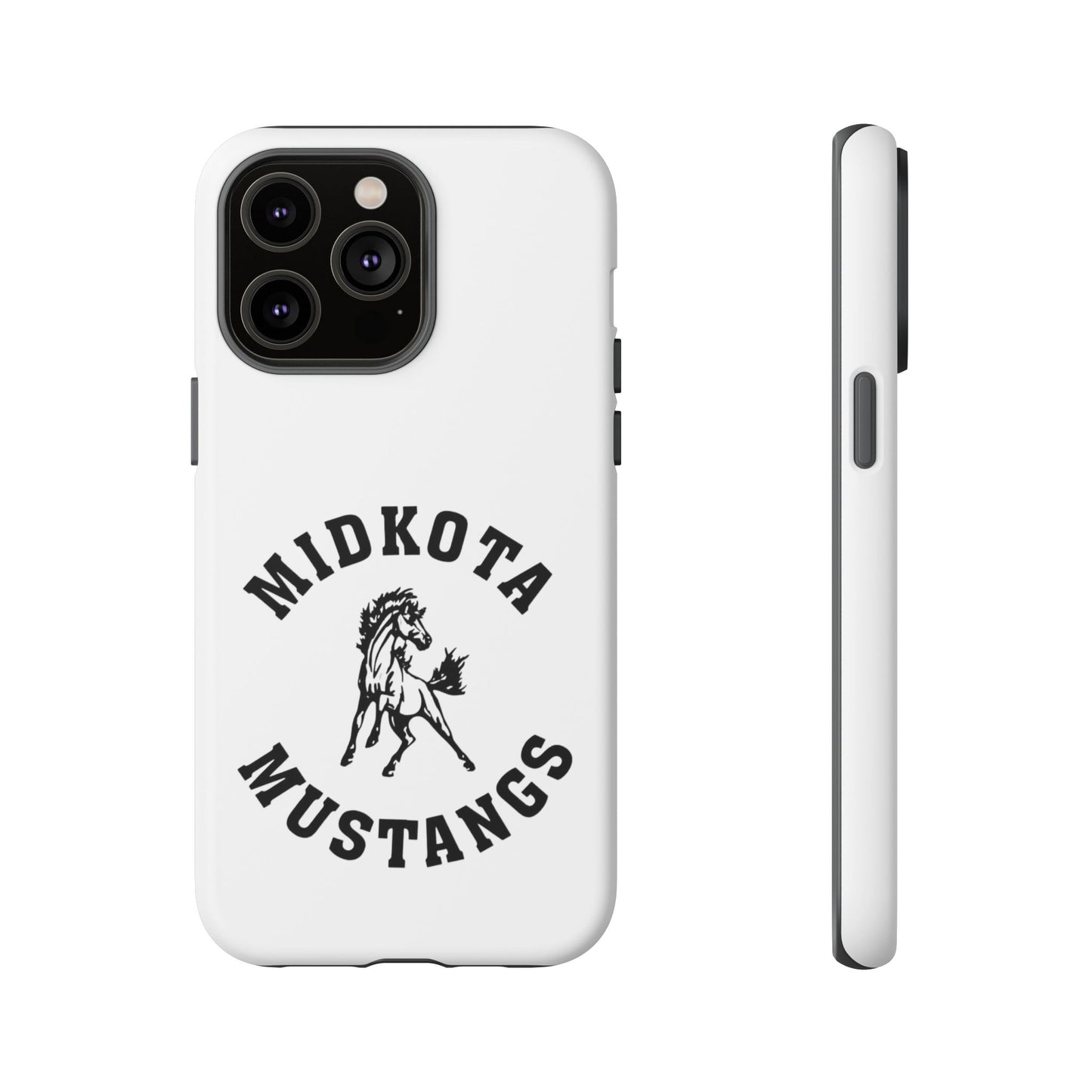 Midkota Mustangs Phone Case | Tough Cases, Customizable, Horse Lover Gift, School Spirit, Durable Protection for All Occasions