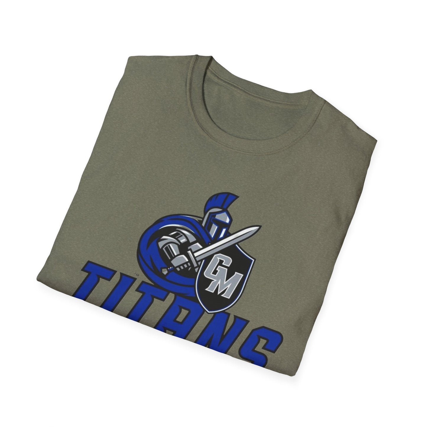 Griggs-Midkota Titans Unisex Softstyle T-Shirt, Casual Wear, Sports Fan Gear, Team Spirit Apparel, Perfect Gift for Events, School Spirit