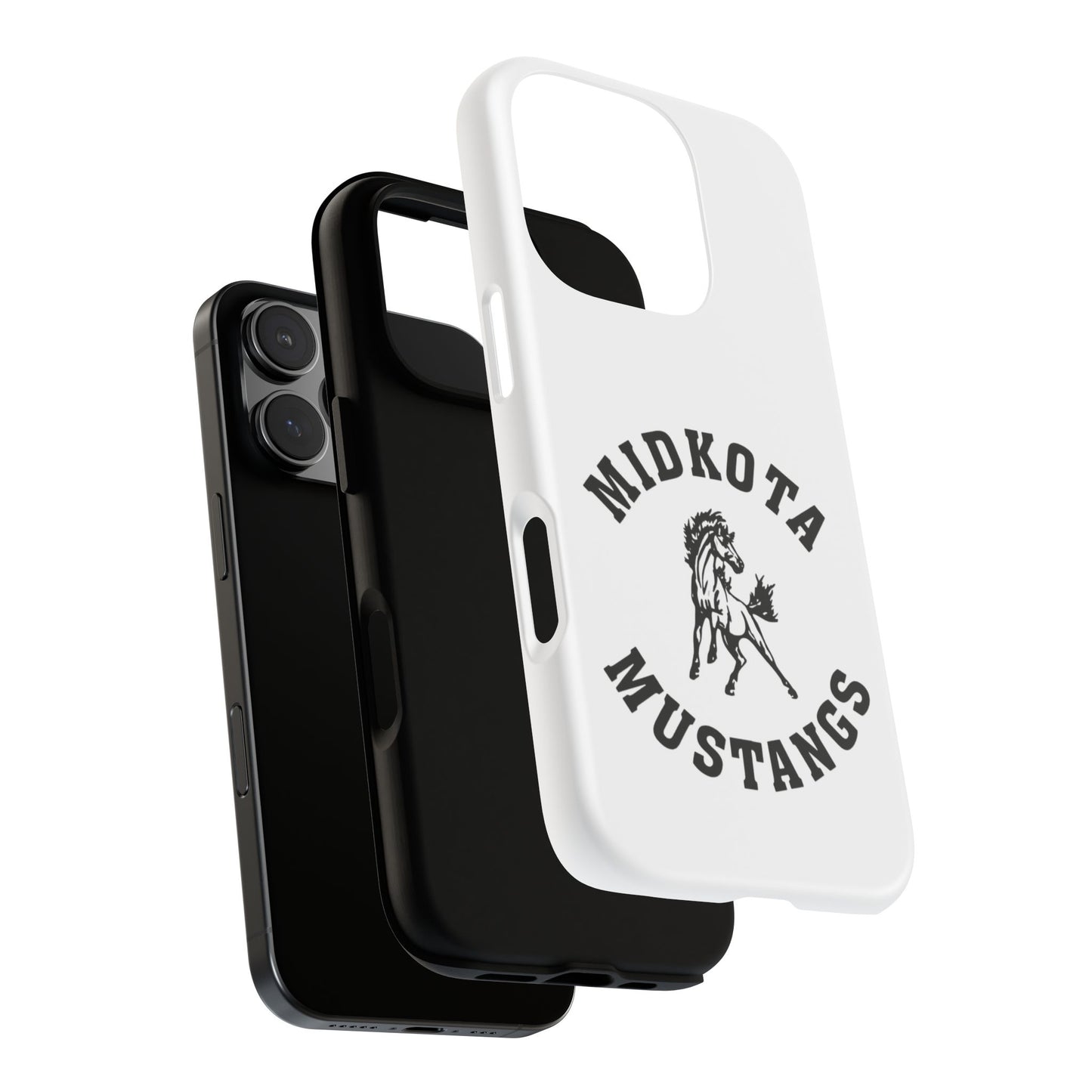 Midkota Mustangs Phone Case | Tough Cases, Customizable, Horse Lover Gift, School Spirit, Durable Protection for All Occasions