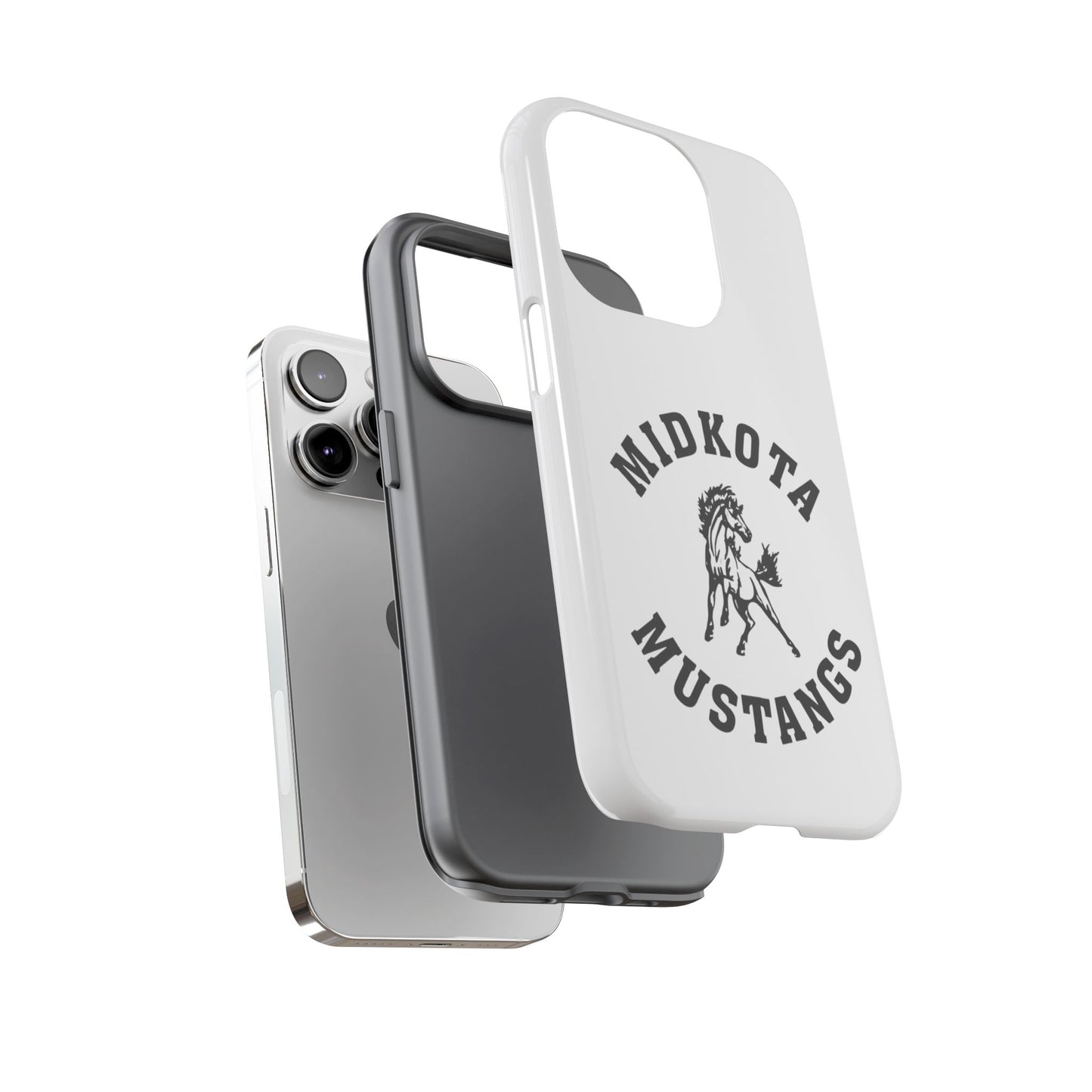 Midkota Mustangs Phone Case | Tough Cases, Customizable, Horse Lover Gift, School Spirit, Durable Protection for All Occasions