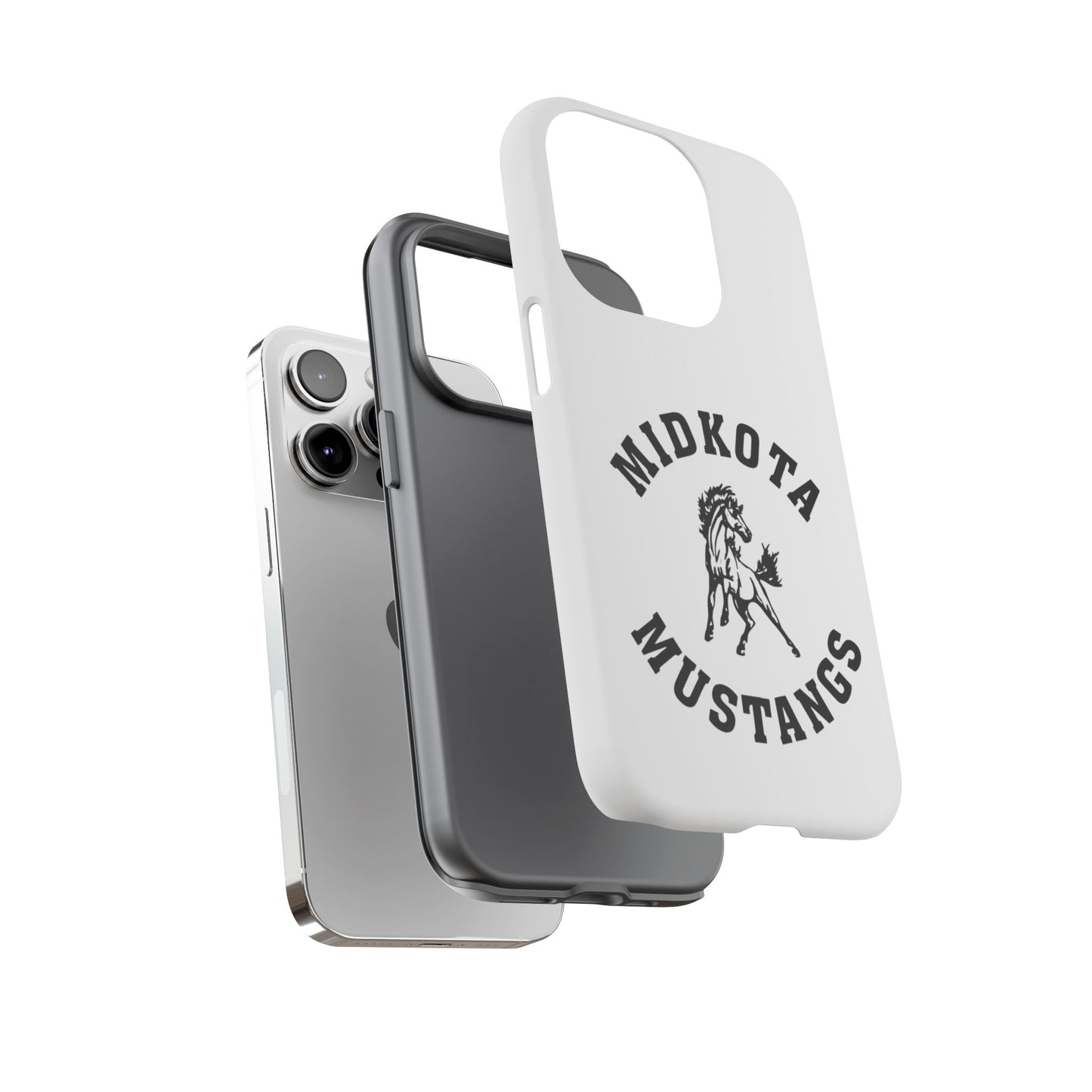 Midkota Mustangs Phone Case | Tough Cases, Customizable, Horse Lover Gift, School Spirit, Durable Protection for All Occasions