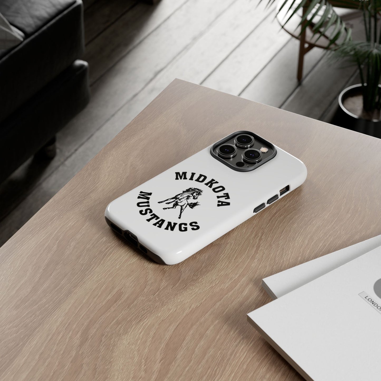 Midkota Mustangs Phone Case | Tough Cases, Customizable, Horse Lover Gift, School Spirit, Durable Protection for All Occasions