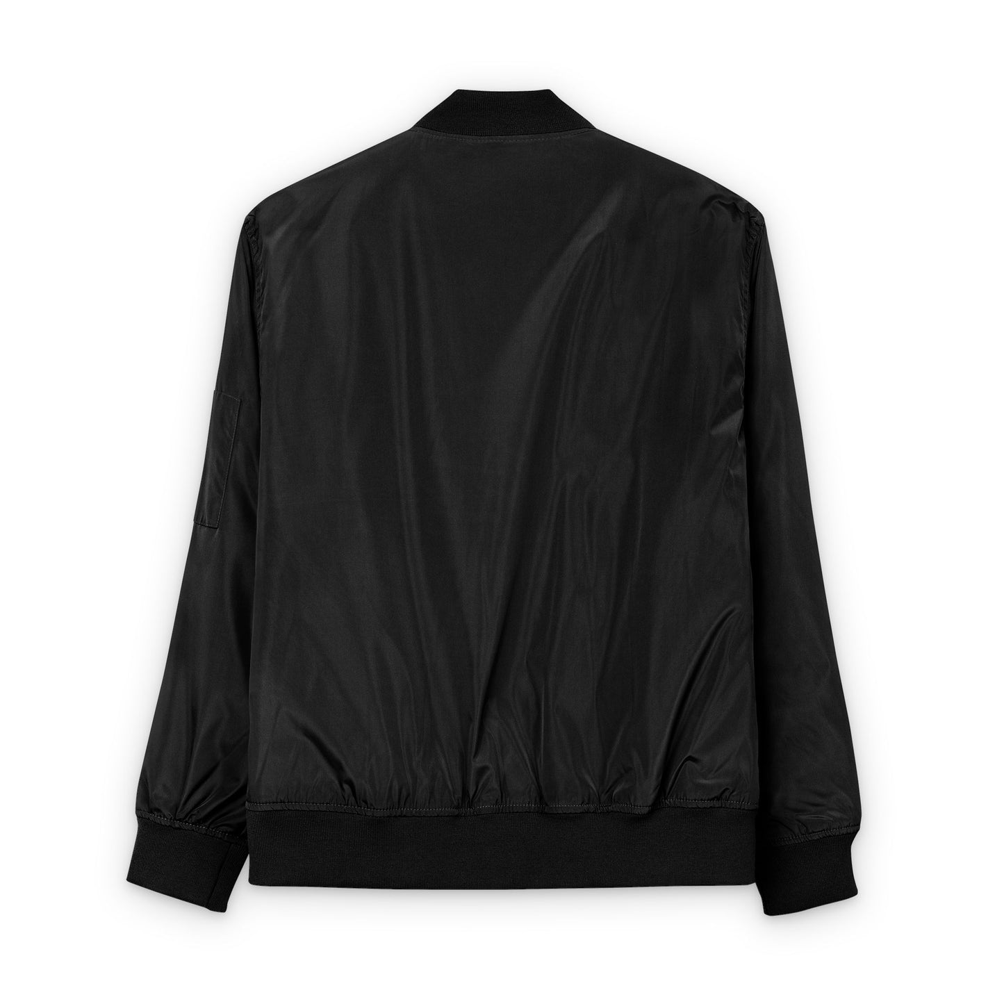 Eco-Friendly Embroidered Bomber Jacket, Casual Outerwear, Sustainable Fashion, Streetwear Style, Unique Gift Idea, Fall Layering