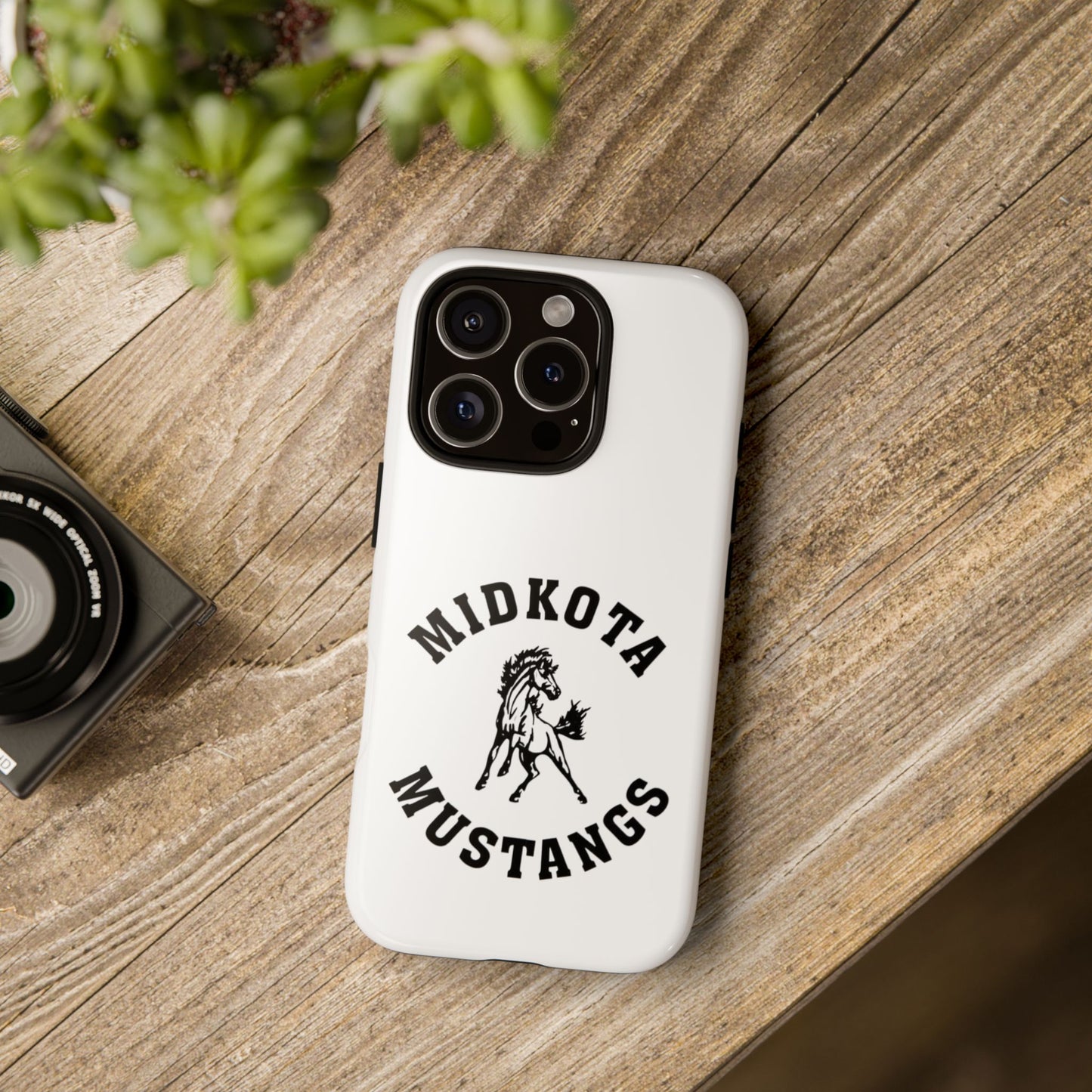 Midkota Mustangs Phone Case | Tough Cases, Customizable, Horse Lover Gift, School Spirit, Durable Protection for All Occasions