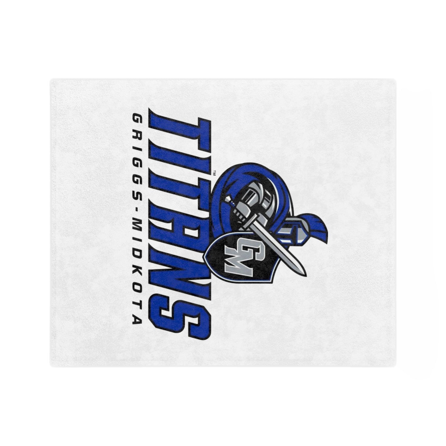 Custom Titan Velveteen Microfiber Blanket, Cozy Throw for Home, Sports Fan Gift, Soft Blanket for Outdoor Events, Graduation Celebration