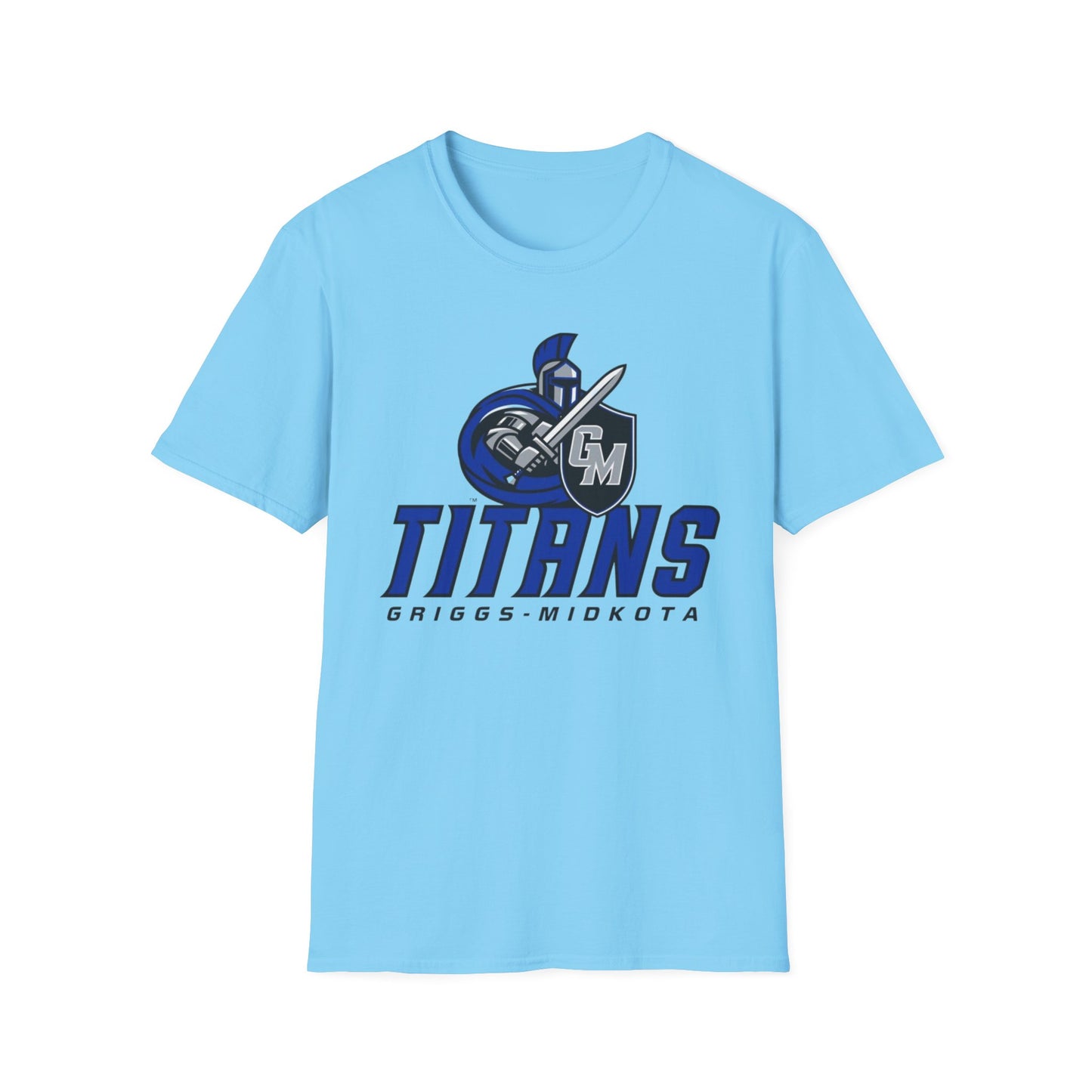Griggs-Midkota Titans Unisex Softstyle T-Shirt, Casual Wear, Sports Fan Gear, Team Spirit Apparel, Perfect Gift for Events, School Spirit