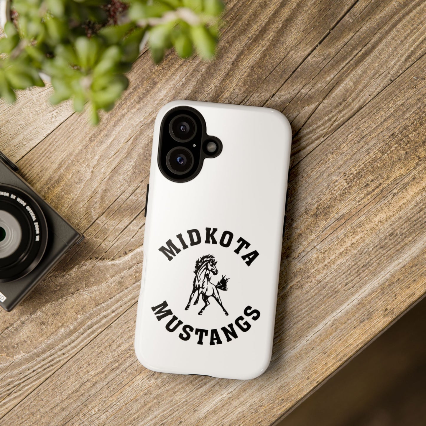Midkota Mustangs Phone Case | Tough Cases, Customizable, Horse Lover Gift, School Spirit, Durable Protection for All Occasions
