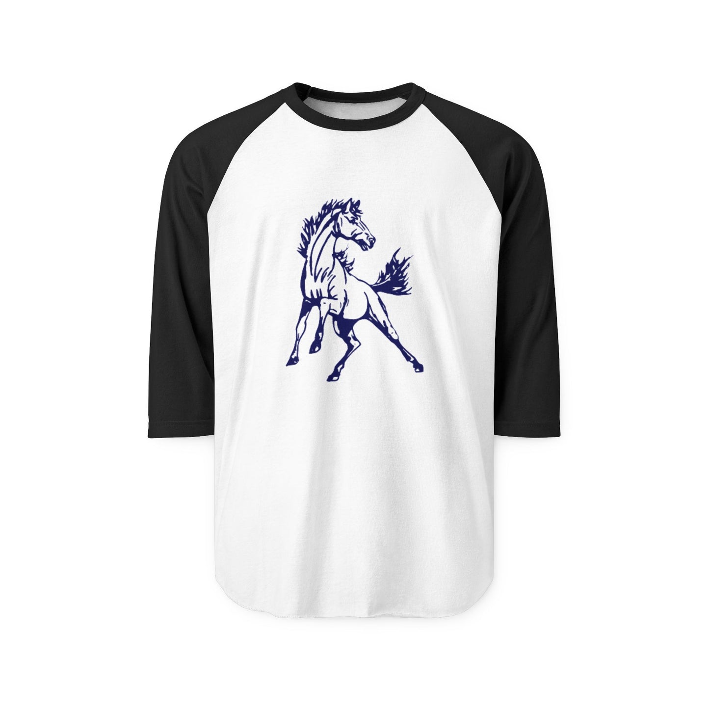 Horse Lover's Unisex Three-Quarter Sleeve Raglan Shirt | Equine Fashion, Animal Lover Gift, Casual Wear, Equestrian Style, Birthday Present