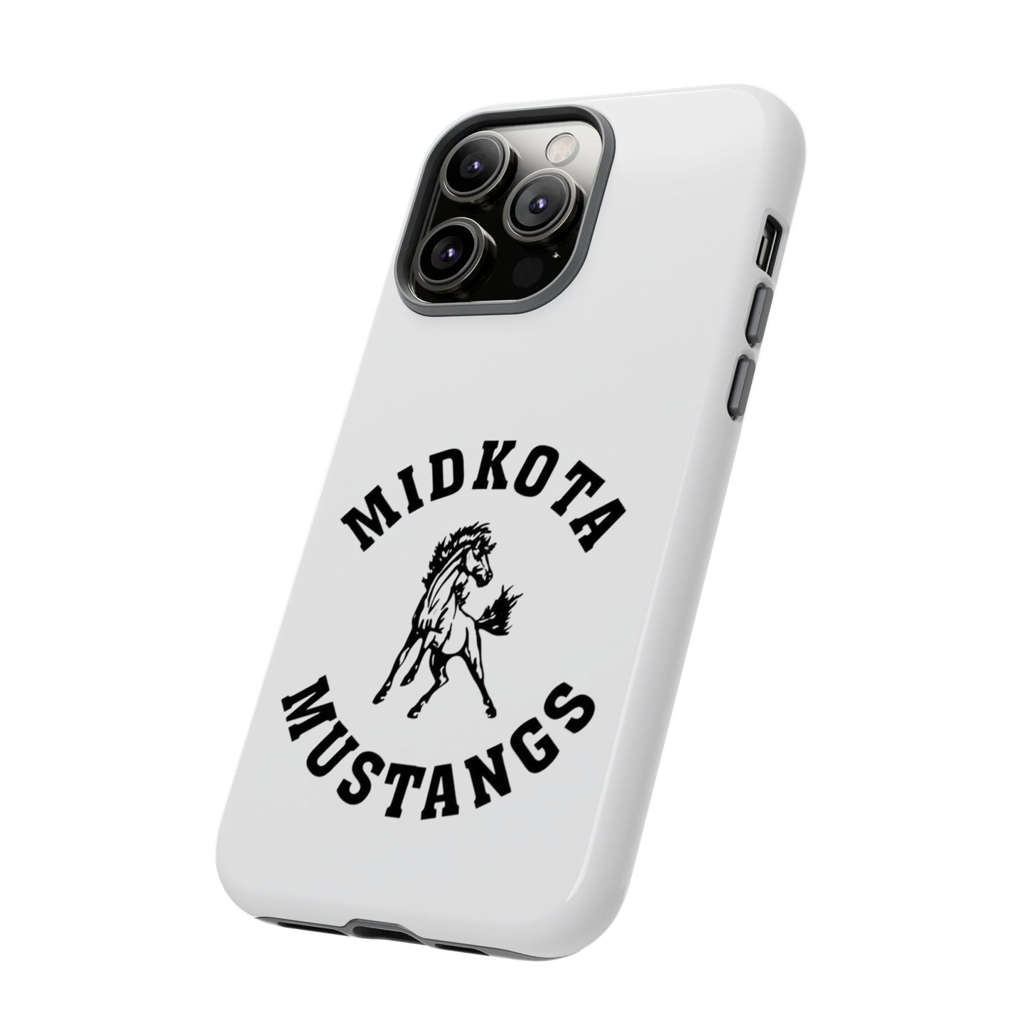 Midkota Mustangs Phone Case | Tough Cases, Customizable, Horse Lover Gift, School Spirit, Durable Protection for All Occasions
