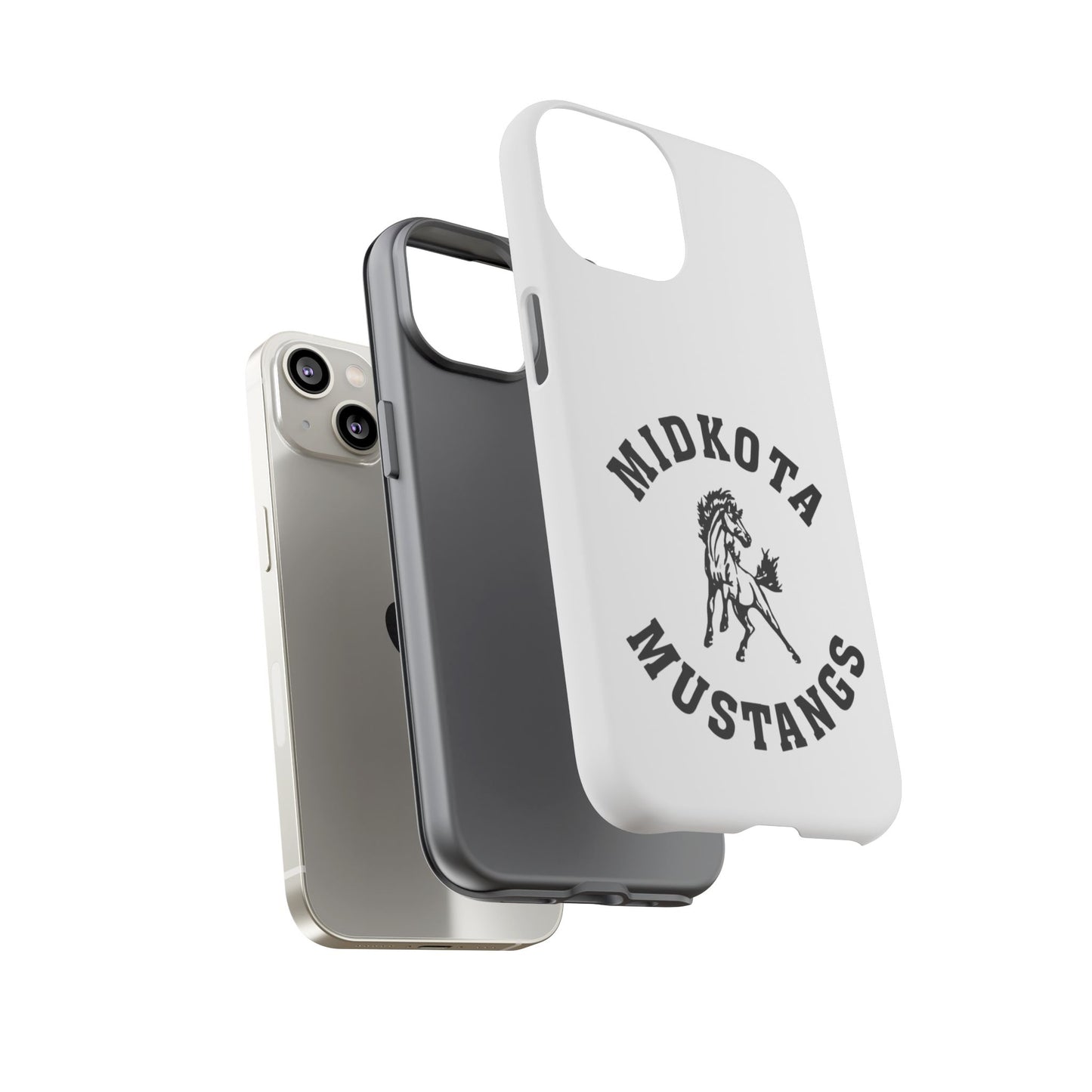 Midkota Mustangs Phone Case | Tough Cases, Customizable, Horse Lover Gift, School Spirit, Durable Protection for All Occasions