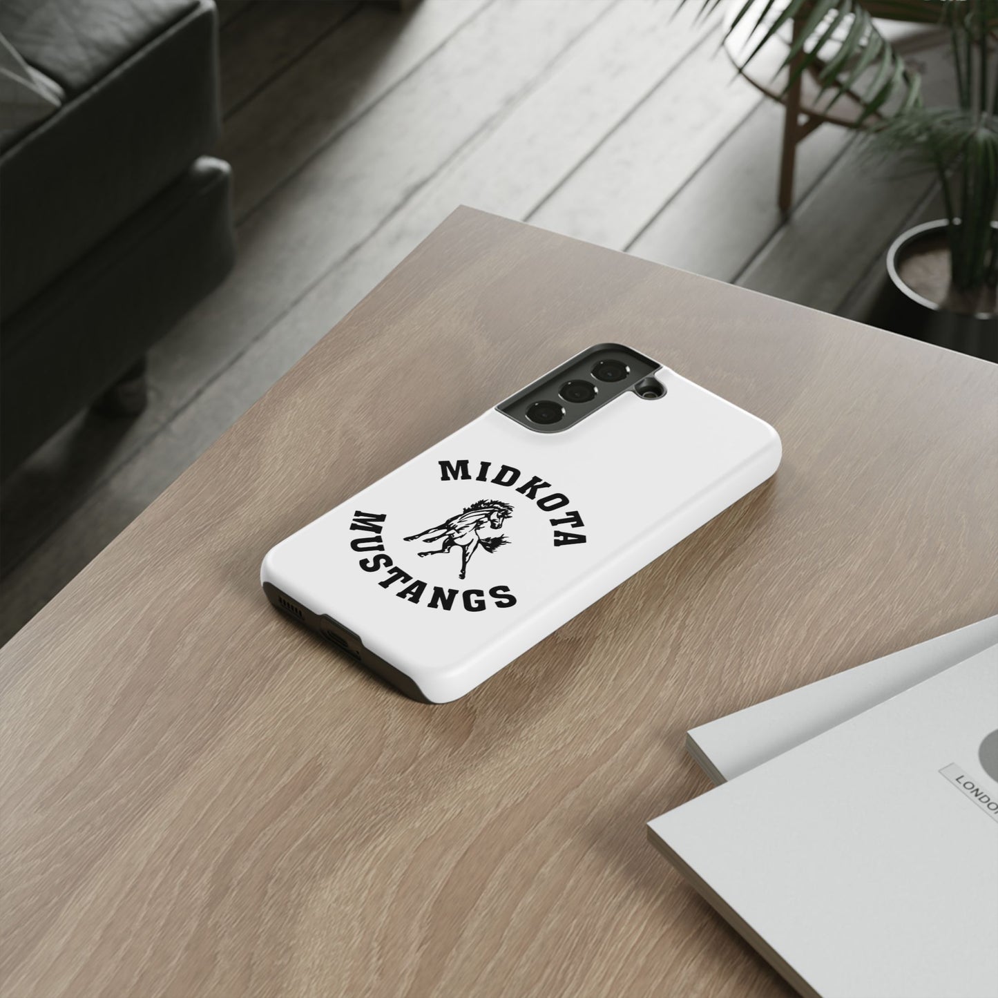 Midkota Mustangs Phone Case | Tough Cases, Customizable, Horse Lover Gift, School Spirit, Durable Protection for All Occasions