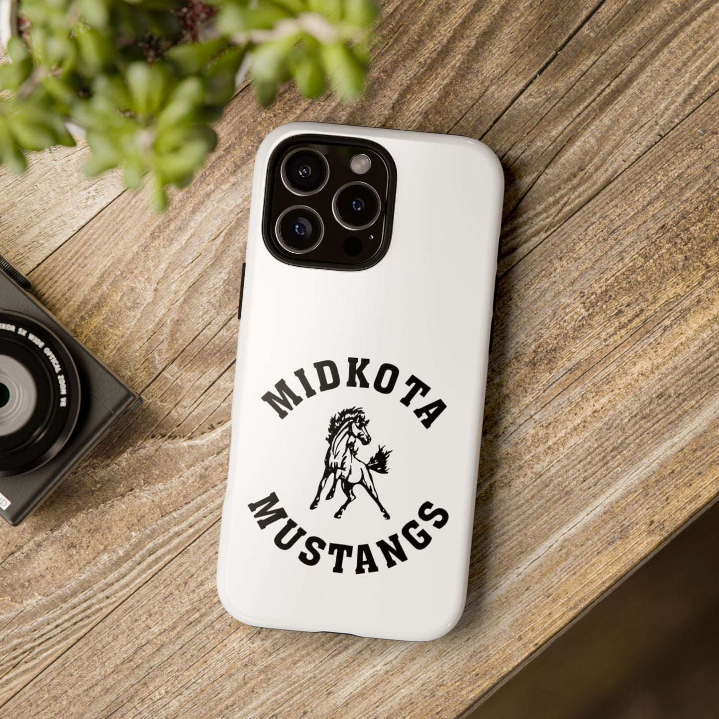 Midkota Mustangs Phone Case | Tough Cases, Customizable, Horse Lover Gift, School Spirit, Durable Protection for All Occasions