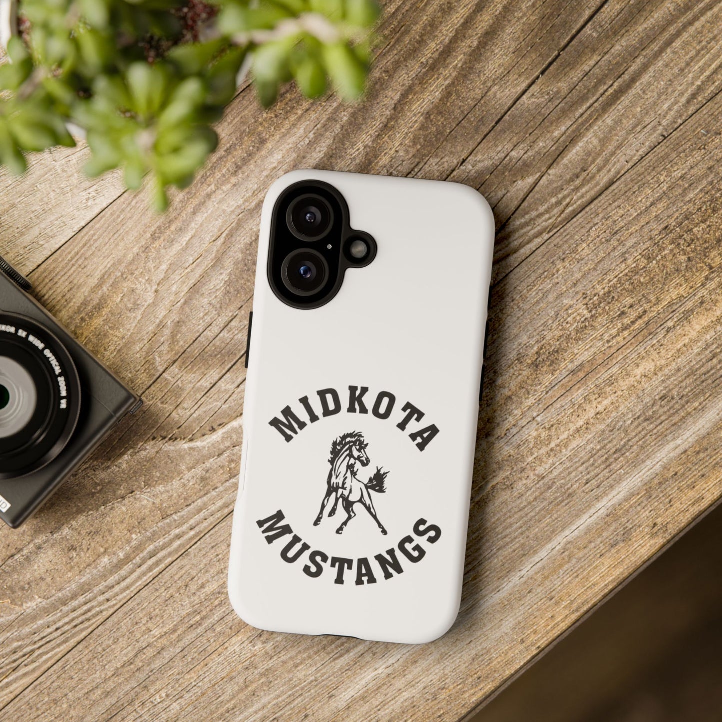 Midkota Mustangs Phone Case | Tough Cases, Customizable, Horse Lover Gift, School Spirit, Durable Protection for All Occasions