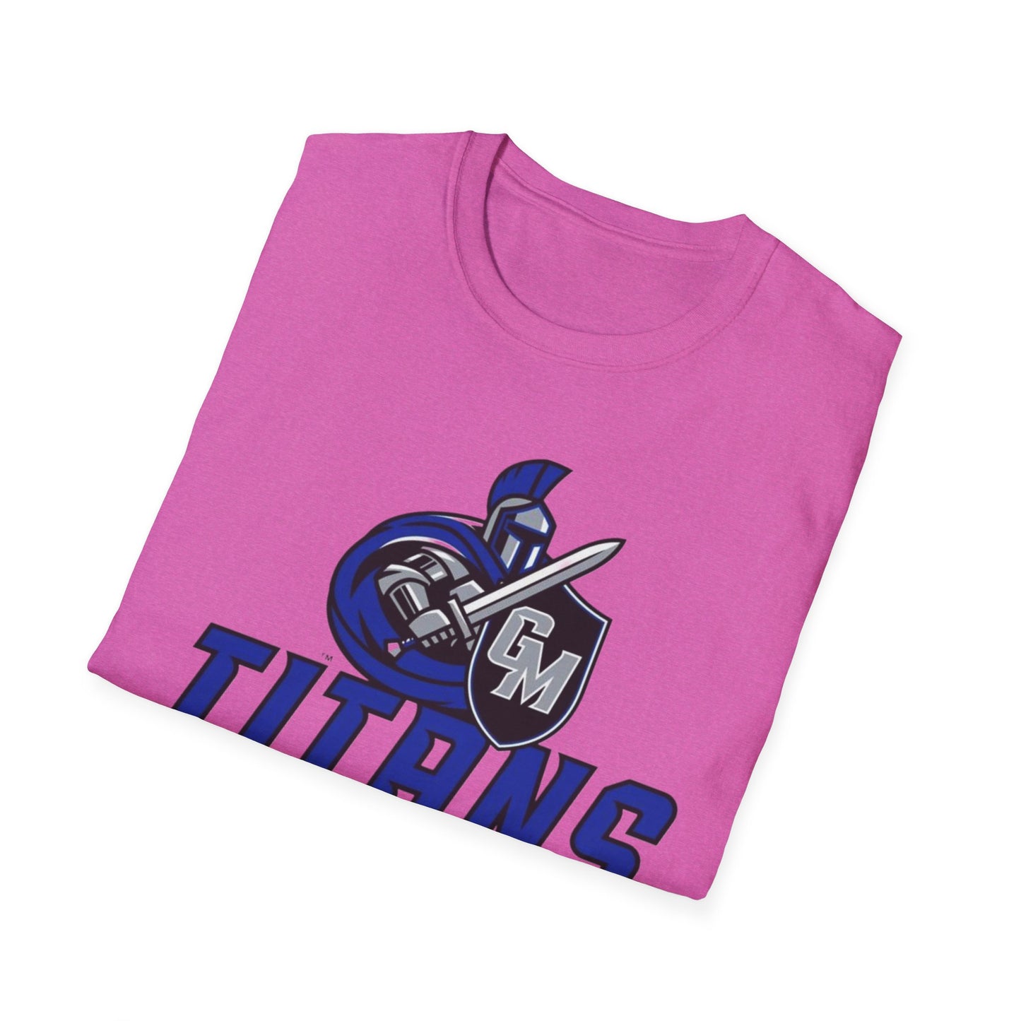 Griggs-Midkota Titans Unisex Softstyle T-Shirt, Casual Wear, Sports Fan Gear, Team Spirit Apparel, Perfect Gift for Events, School Spirit