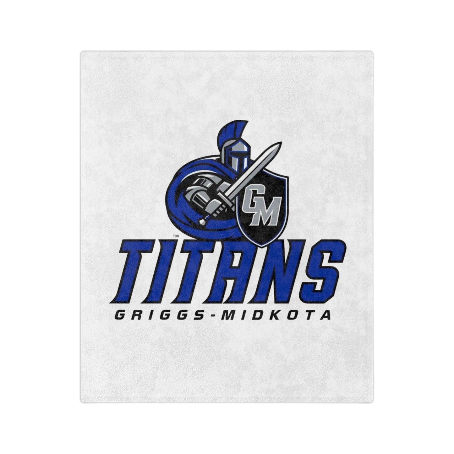 Custom Titan Velveteen Microfiber Blanket, Cozy Throw for Home, Sports Fan Gift, Soft Blanket for Outdoor Events, Graduation Celebration