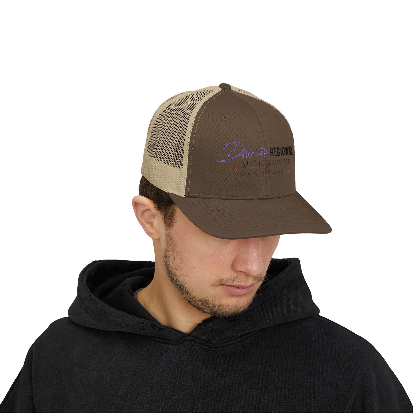 Dakota Regional Medical Center Snapback Trucker Cap, Custom Hat, Casual Everyday Wear, Gift for Him, Summer Accessory