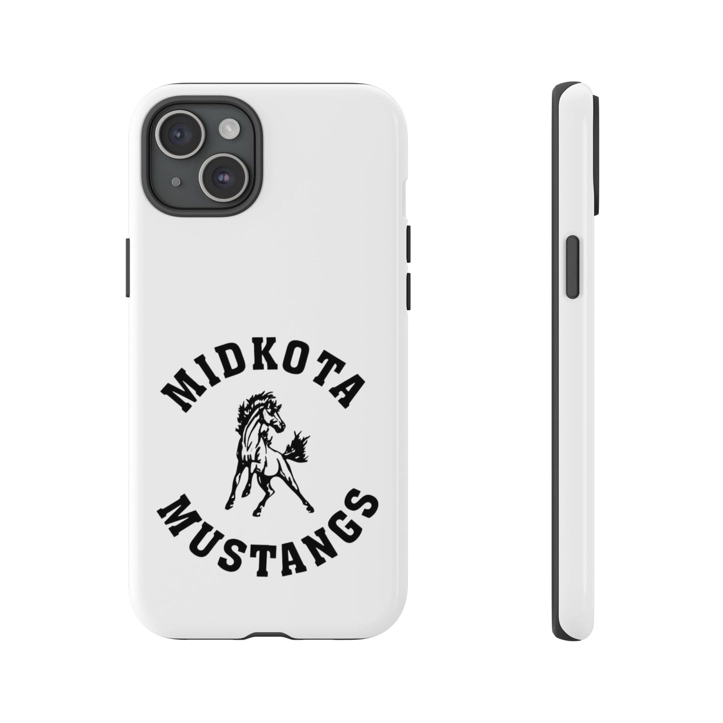 Midkota Mustangs Phone Case | Tough Cases, Customizable, Horse Lover Gift, School Spirit, Durable Protection for All Occasions